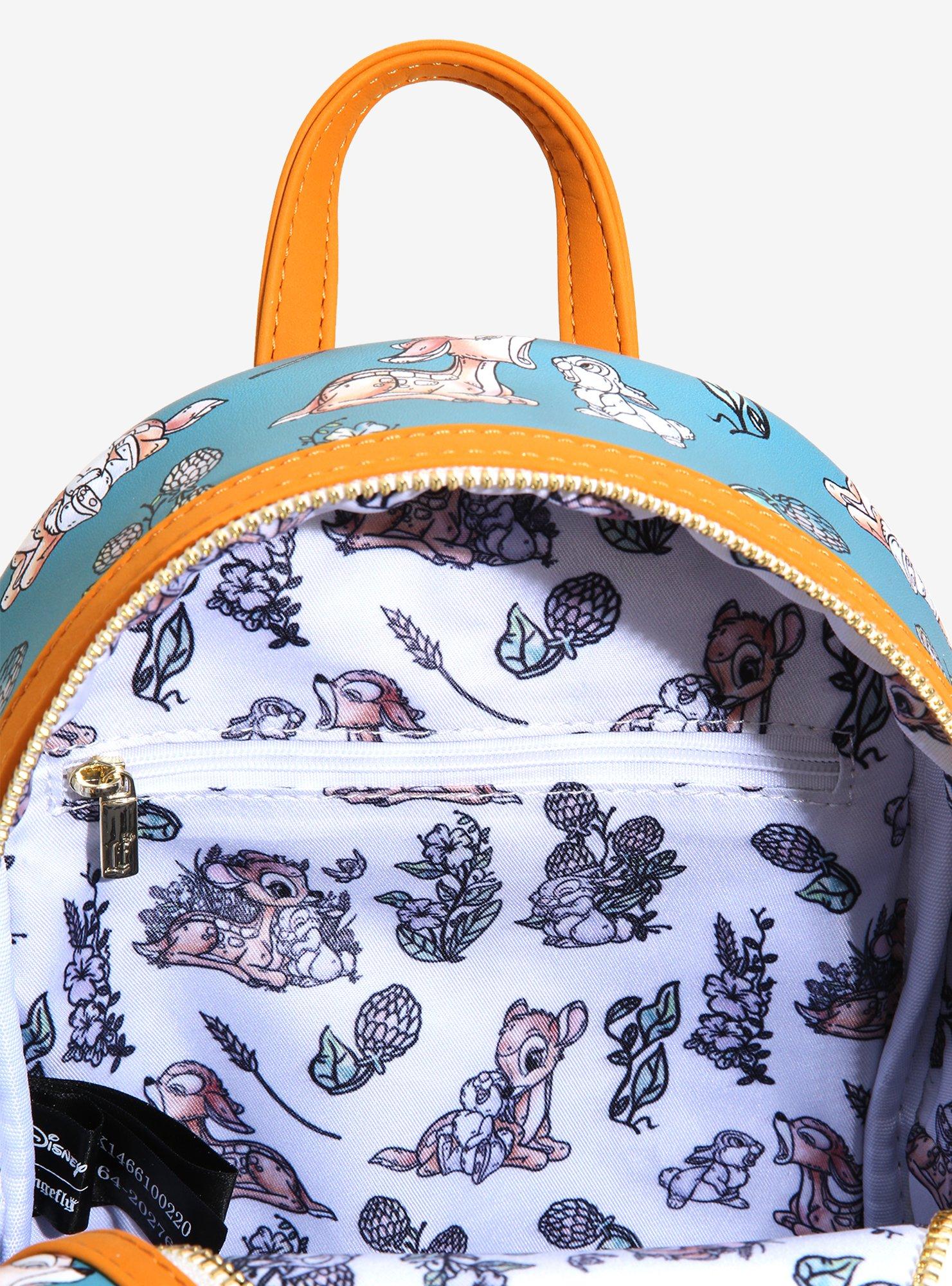 Loungefly Disney Bambi Forest Floral Mini Backpack - BoxLunch Exclusive, , alternate