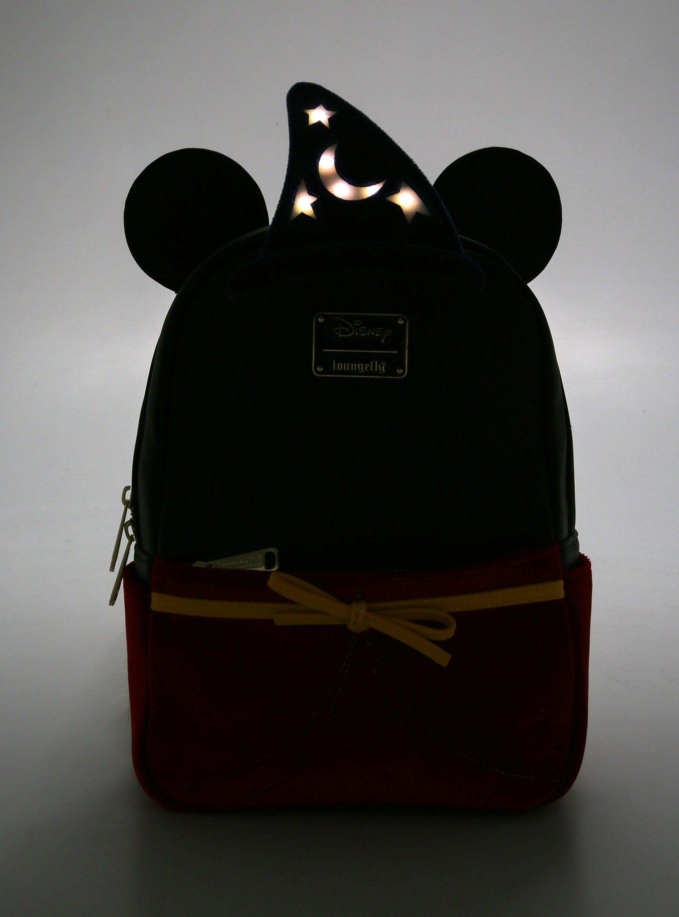 Loungefly Disney Mickey Mouse Sorcerer Figural Light-Up Mini Backpack - BoxLunch Exclusive, , alternate