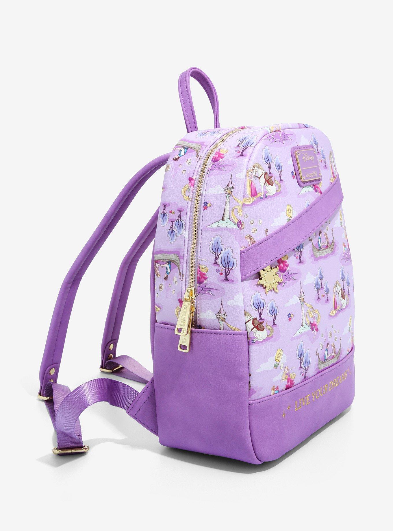 Loungefly Disney Tangled Live Your Dreams Mini Backpack - BoxLunch Exclusive, , alternate