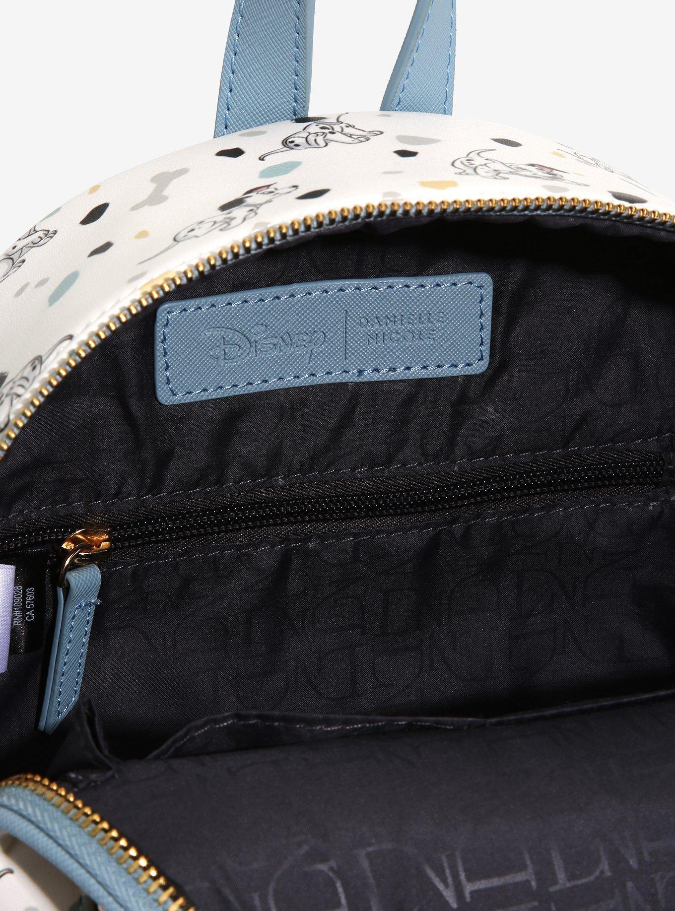 Danielle Nicole Disney 101 Dalmatians Bone Allover Print Mini Backpack - BoxLunch Exclusive, , alternate