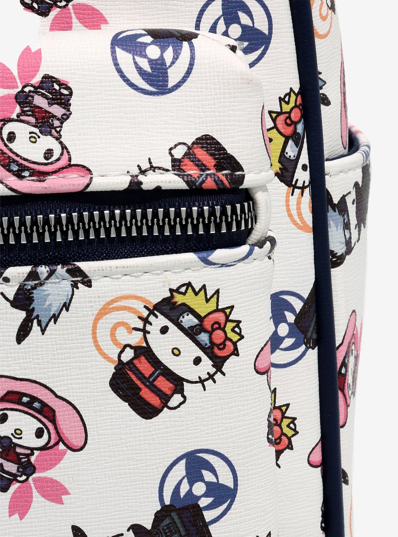 Naruto Shippuden x Hello Kitty and Friends Allover Print Mini Backpack - BoxLunch Exclusive, , alternate