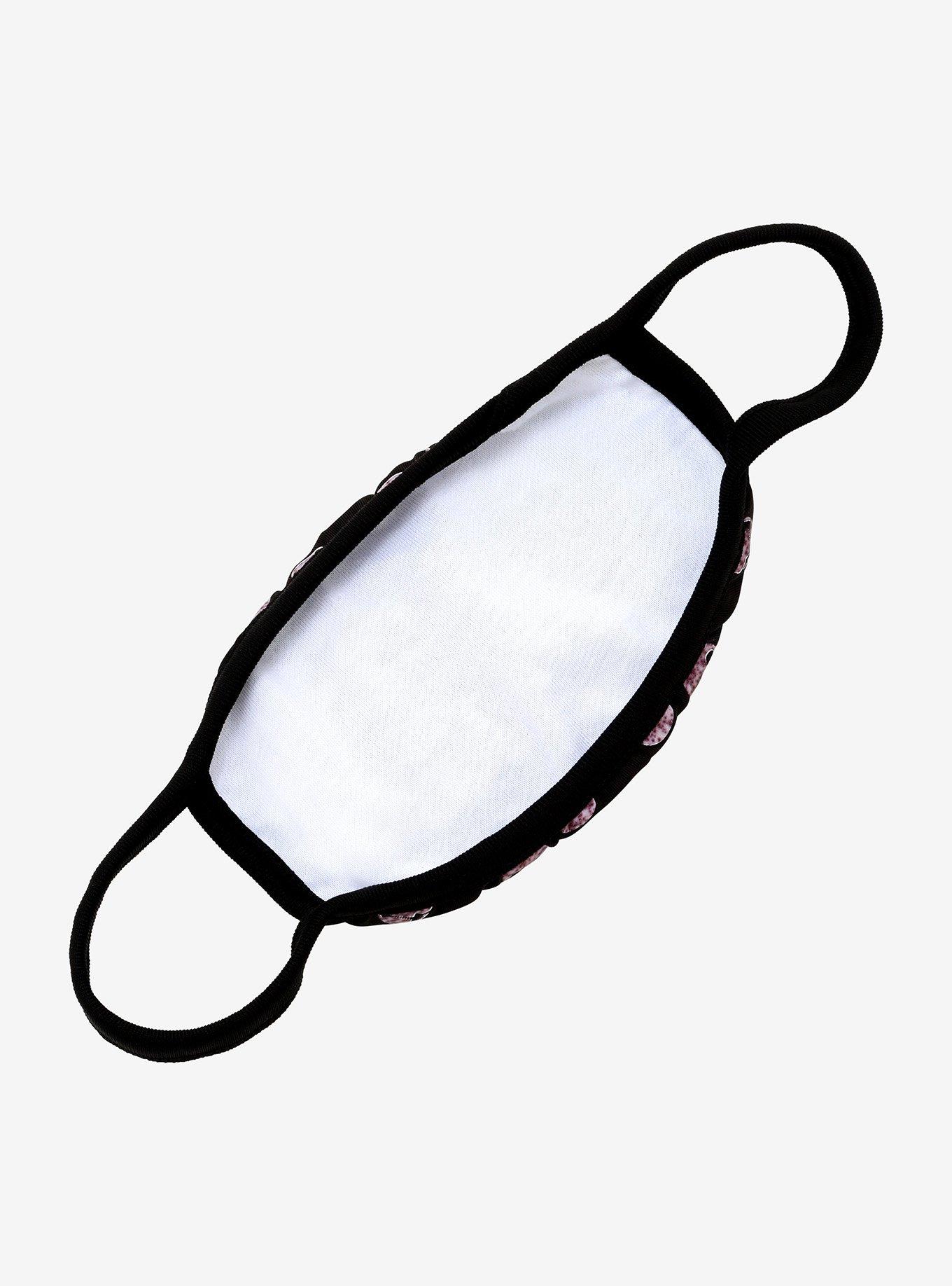 Skull Glow-In-The-Dark Fashion Face Mask, , alternate