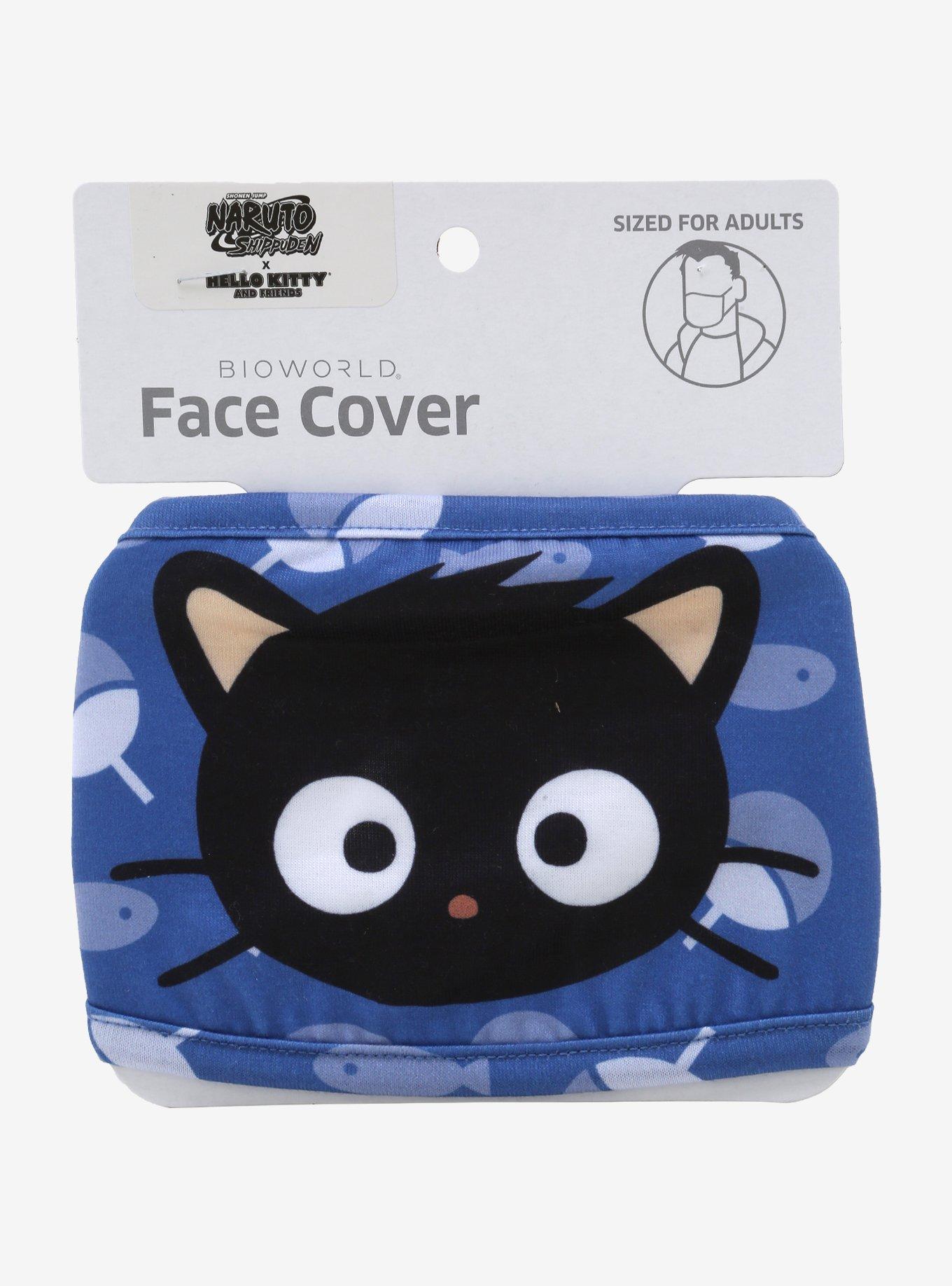 Naruto Shippuden X Hello Kitty And Friends Chococat Sasuke Fashion Face Mask, , alternate