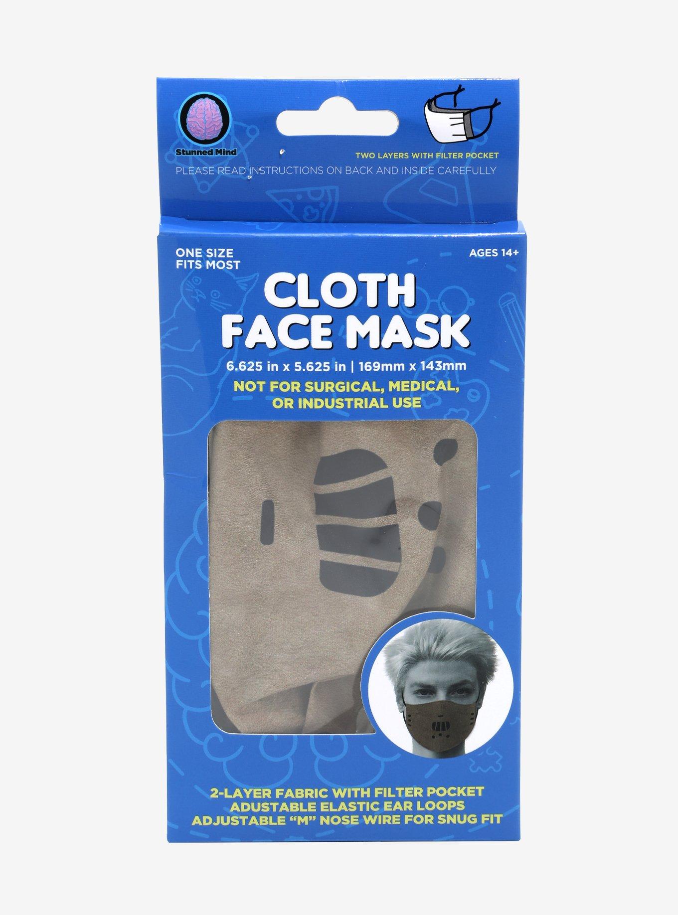 Hungry Serial Killer Adjustable Fashion Face Mask With Filter Pocket, , alternate