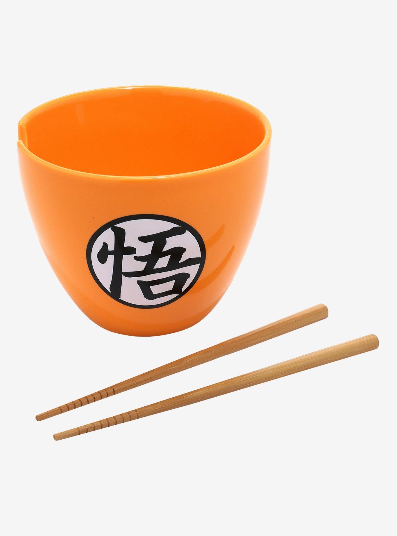 Dragon Ball Super Goku Kanji Ramen Bowl With Chopsticks, , alternate