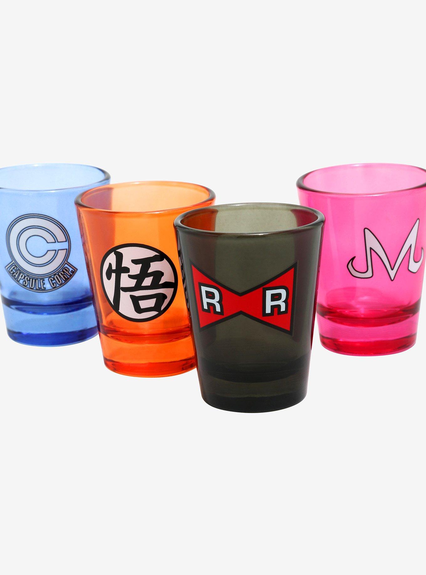 Dragon Ball Z Logo Mini Glass Set, , alternate