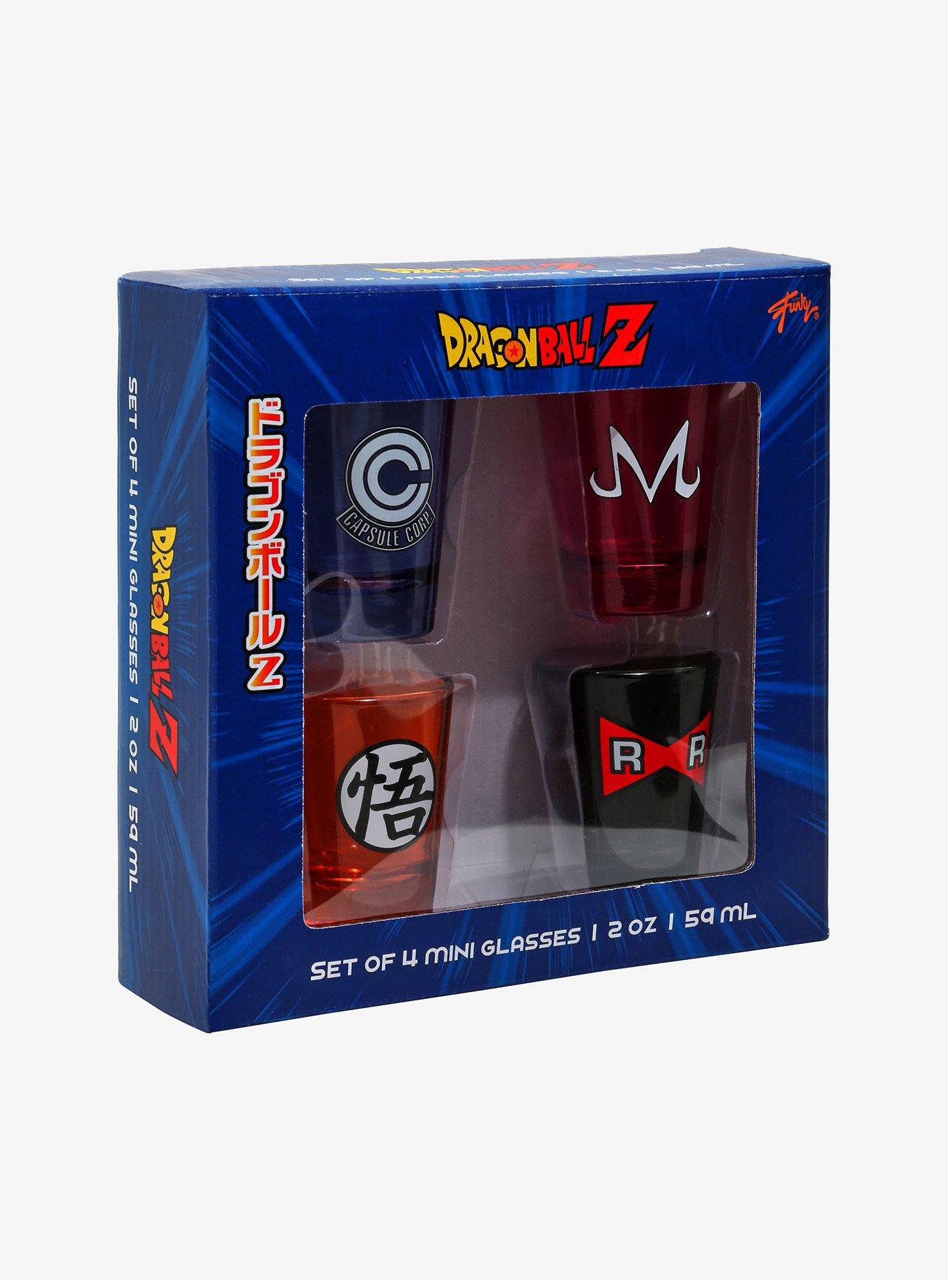 Dragon Ball Z Logo Mini Glass Set, , alternate