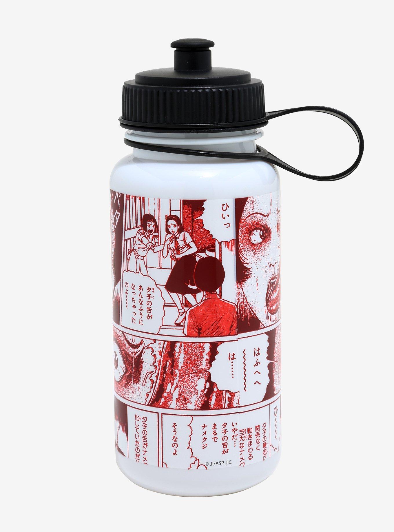 Junji Ito Slug Girl Panel Water Bottle, , alternate