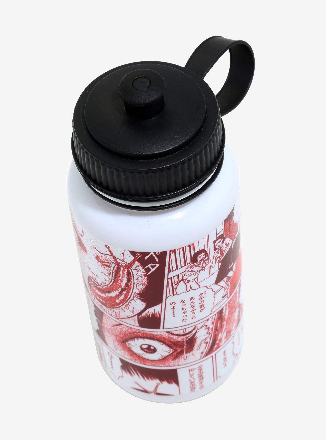 Junji Ito Slug Girl Panel Water Bottle, , alternate