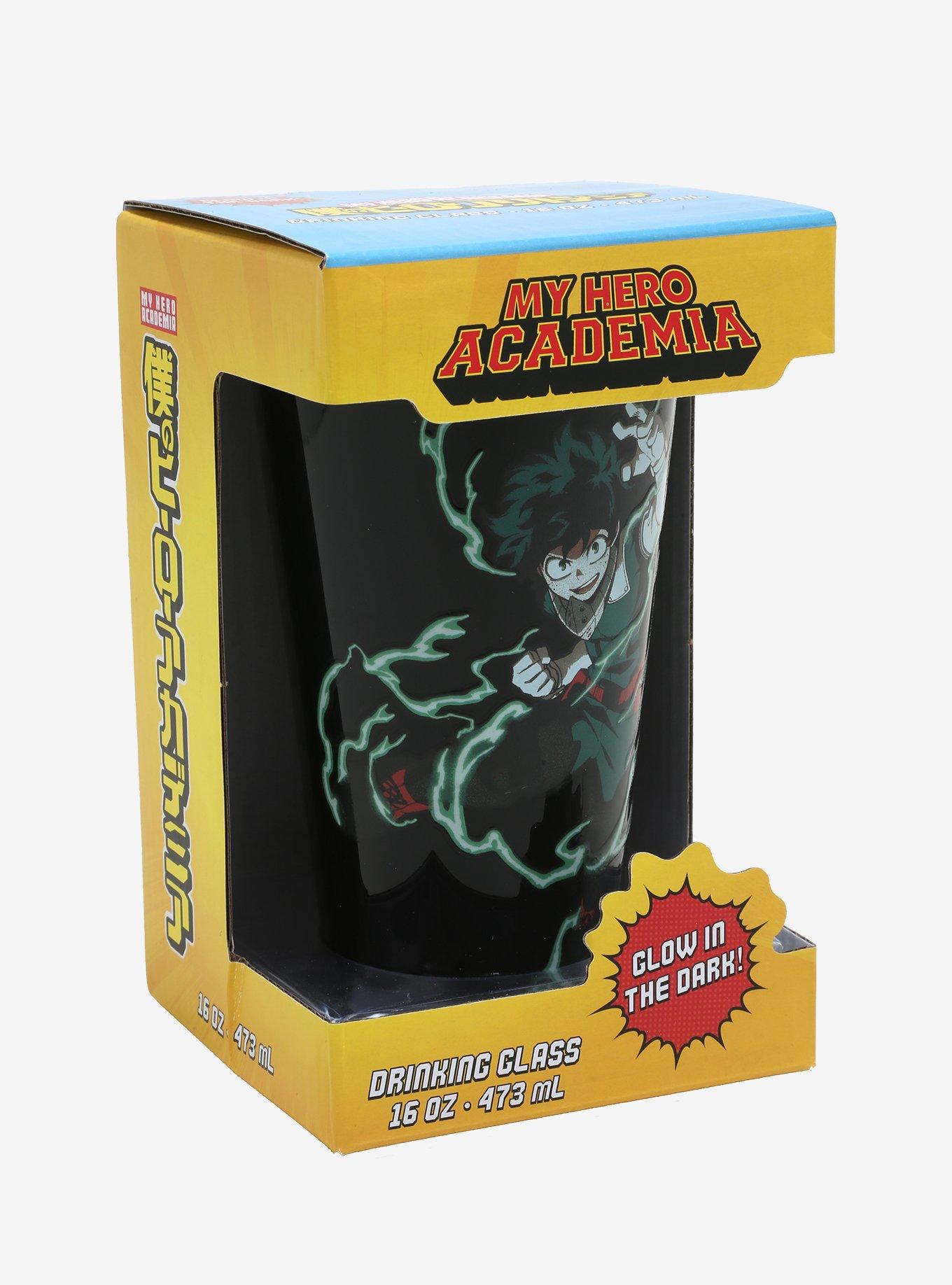 My Hero Academia Deku Glow-In-The-Dark Pint Glass, , alternate