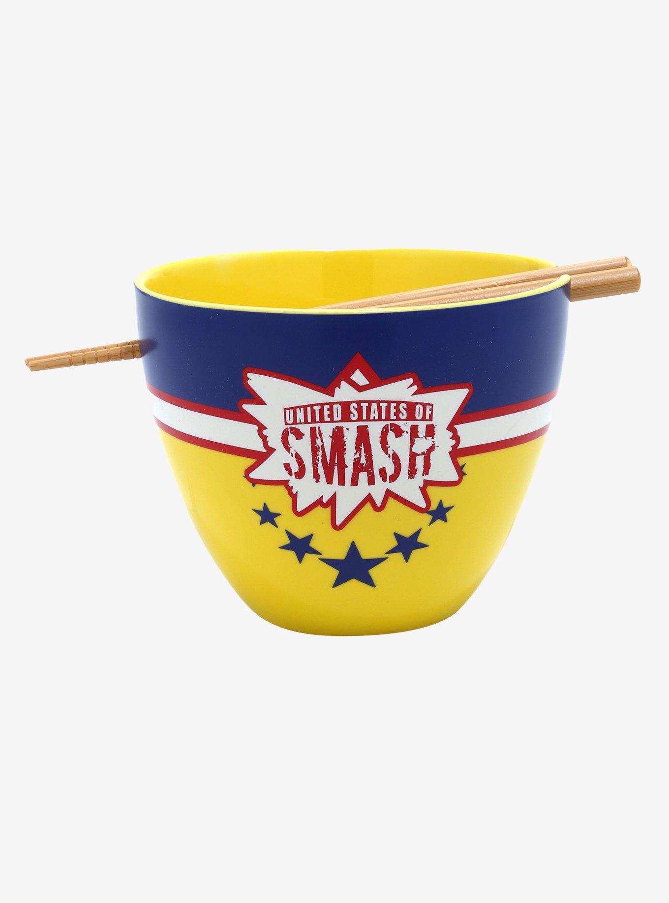 My Hero Academia All Might Ramen Bowl With Chopsticks, , alternate