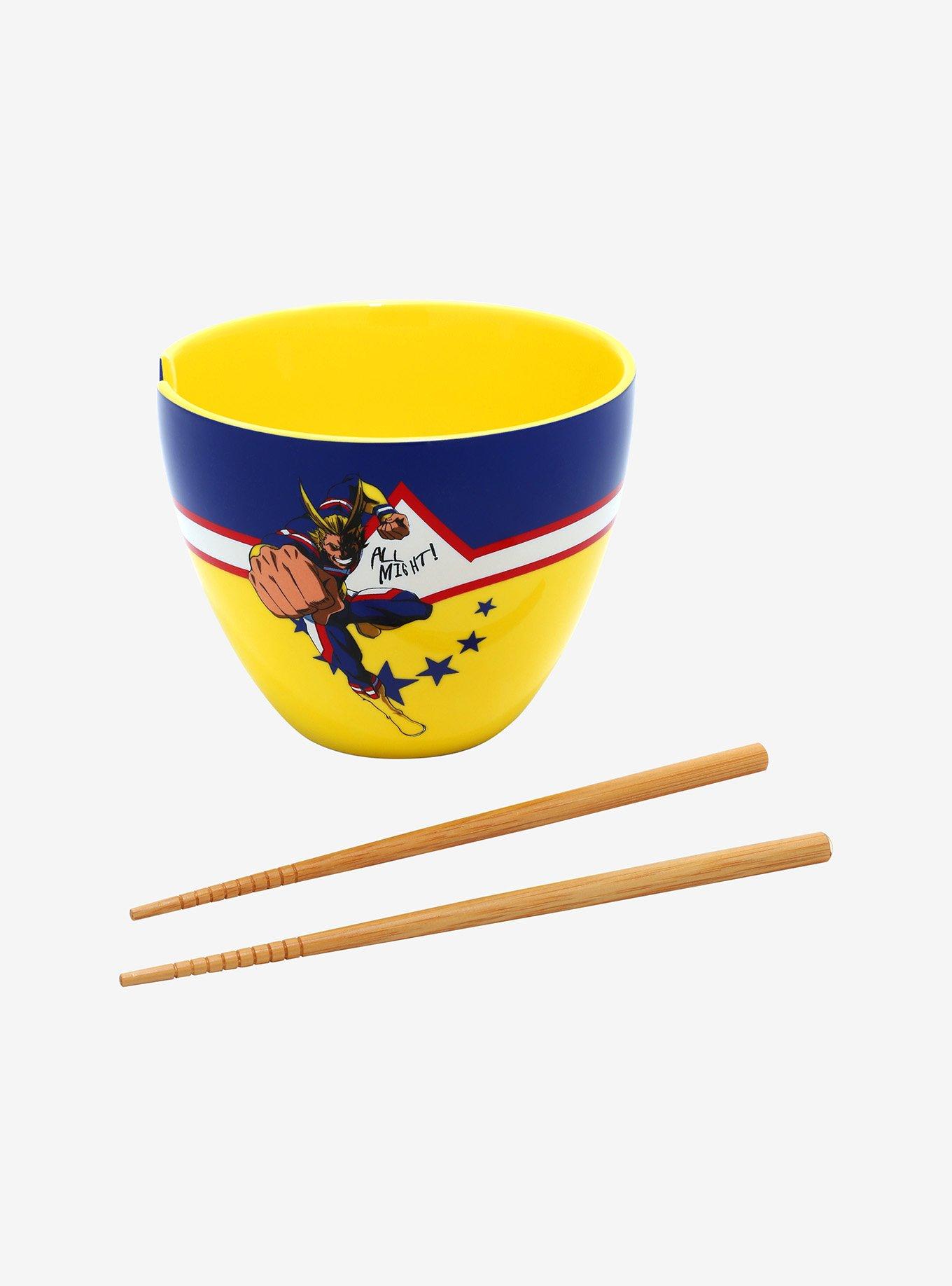 My Hero Academia All Might Ramen Bowl With Chopsticks, , alternate