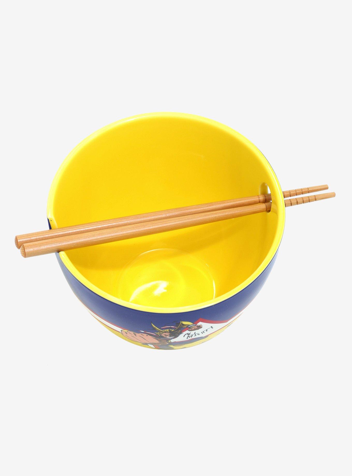 My Hero Academia All Might Ramen Bowl With Chopsticks, , alternate