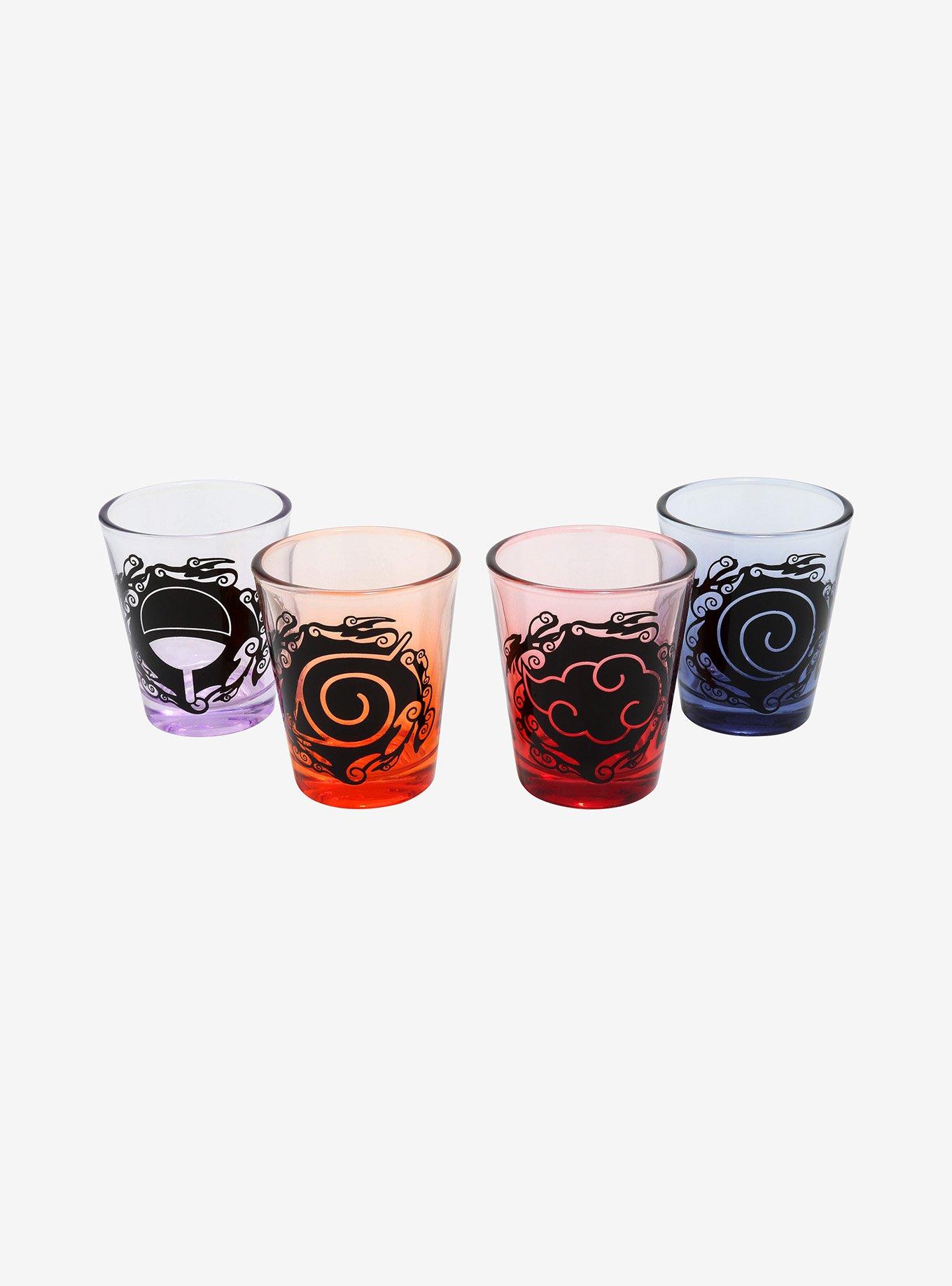 Naruto Shippuden Symbol Mini Glass Set, , alternate