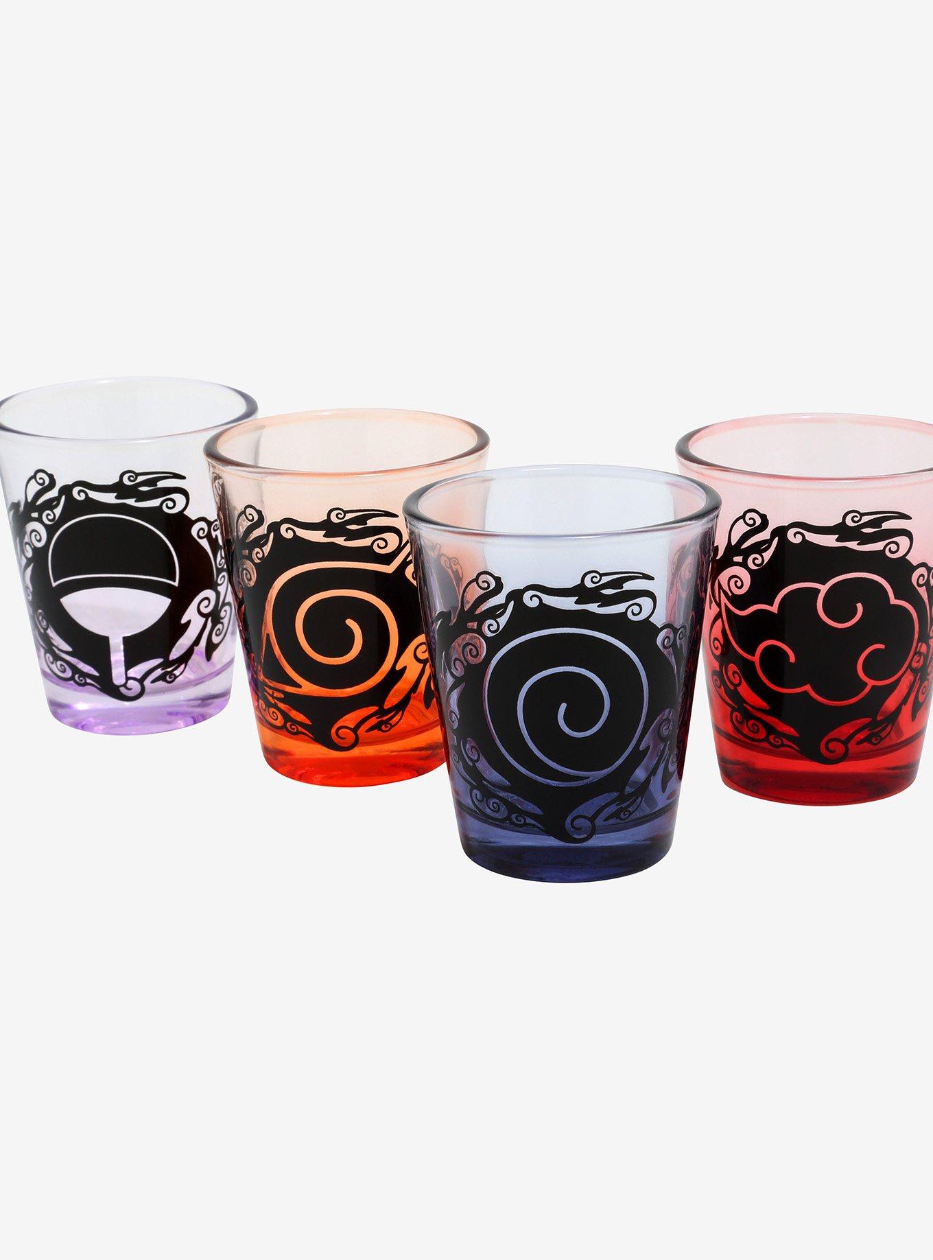 Naruto Shippuden Symbol Mini Glass Set, , alternate