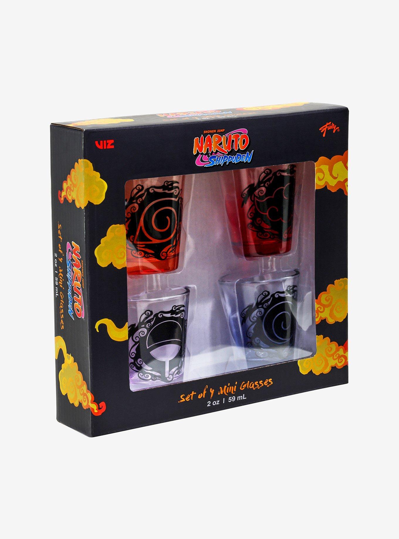 Naruto Shippuden Symbol Mini Glass Set, , alternate