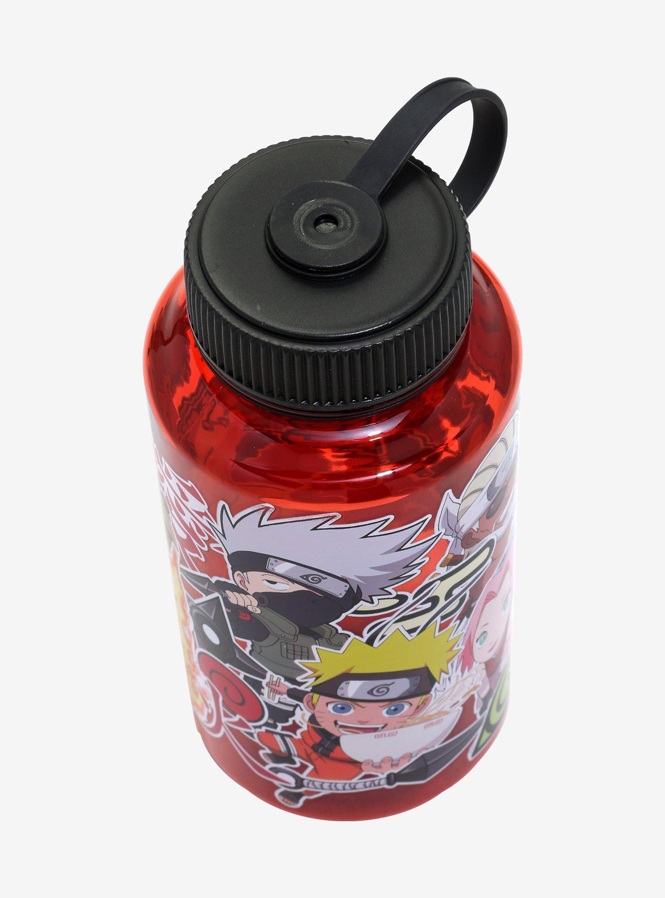 Naruto Shippuden Characters Sticker Water Bottle, , alternate - view 4