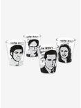 The Office Character Game Mini Glass Set, , alternate