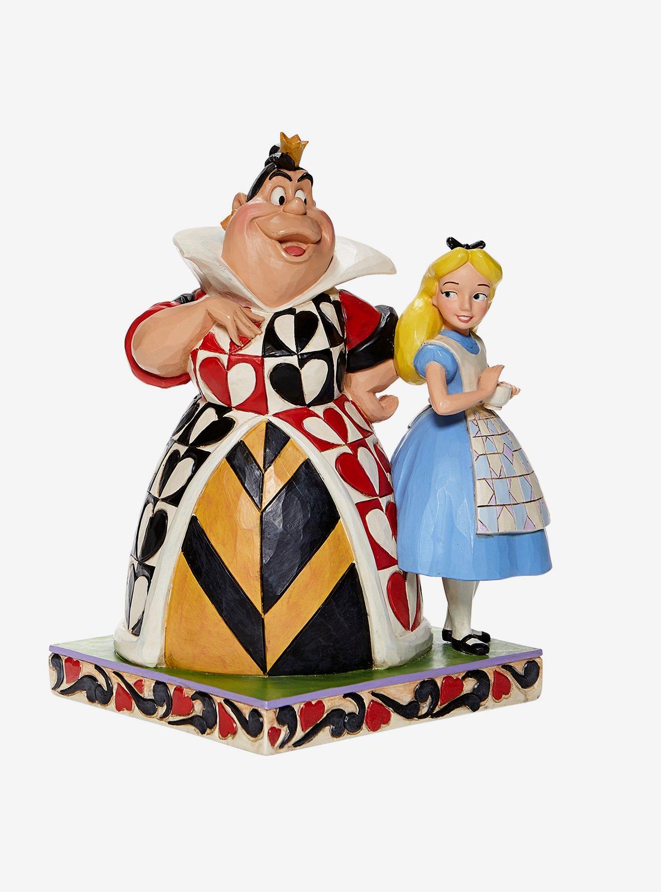 Disney Alice In Wonderland Alice & Queen Of Hearts Figure, , alternate