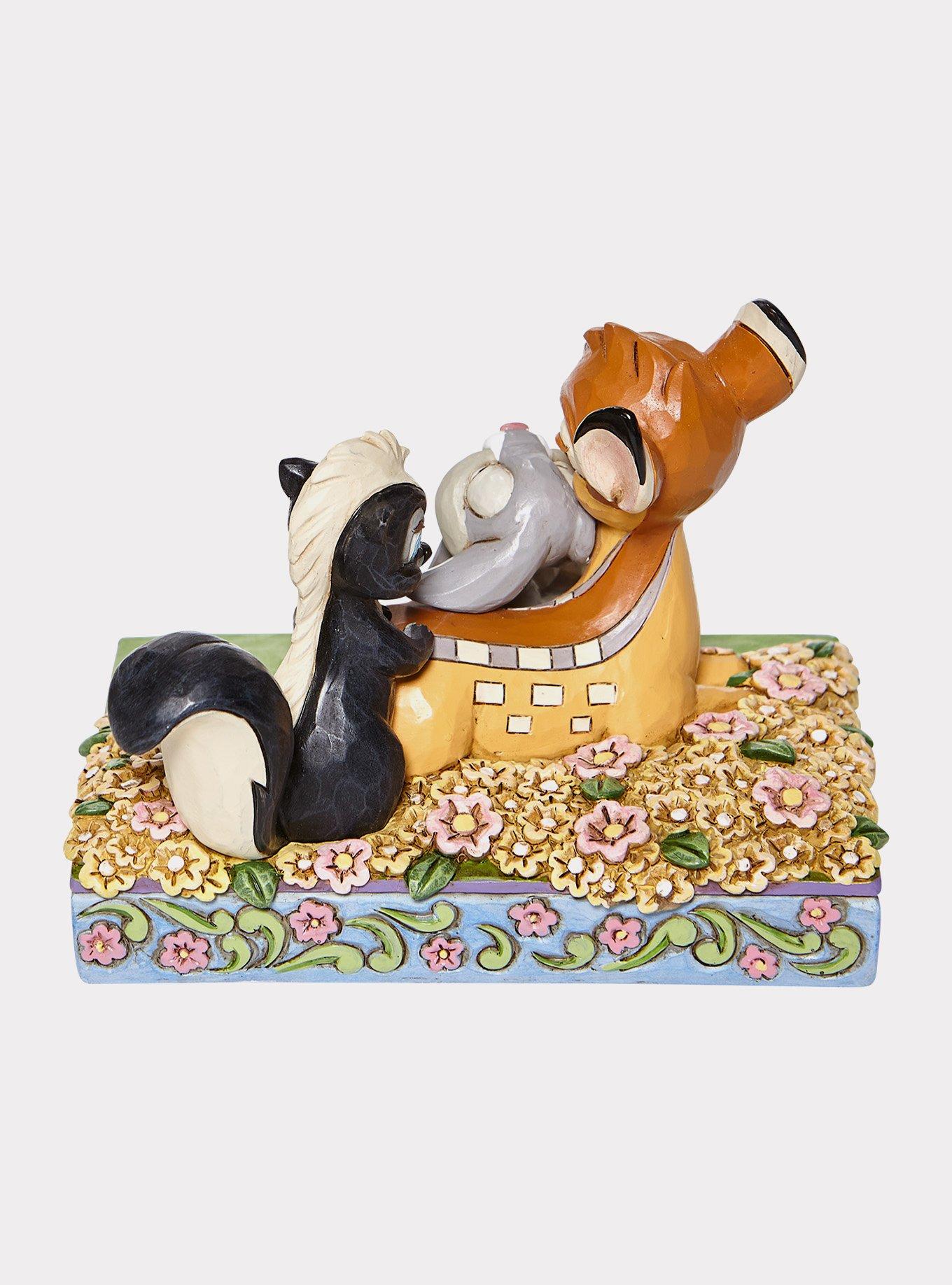 Disney Traditions Jim Shore Bambi & Friends In Flowers Figurine, , alternate