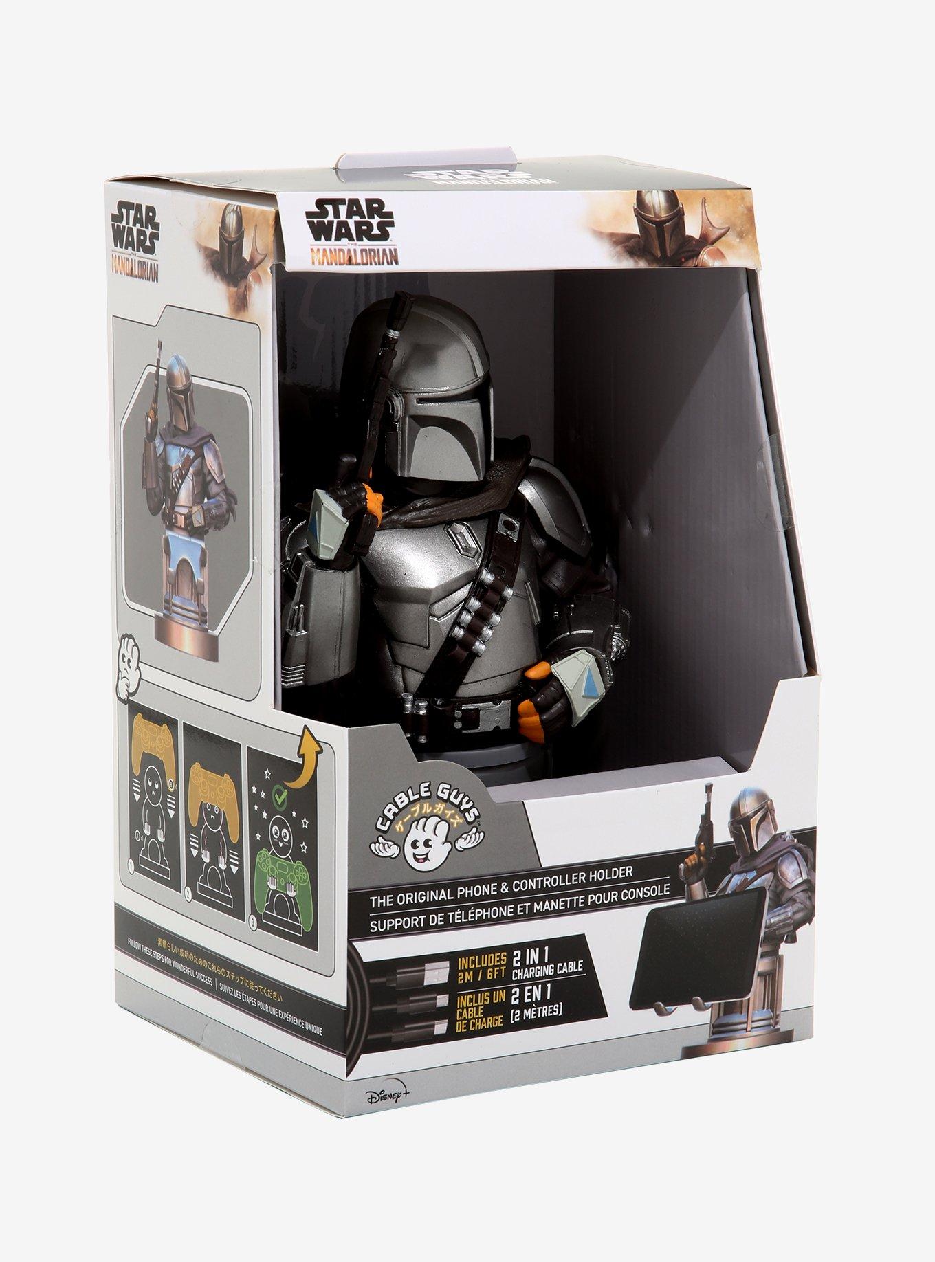 Exquisite Gaming Star Wars The Mandalorian Cable Guys The Mandalorian Phone & Controller Holder, , alternate