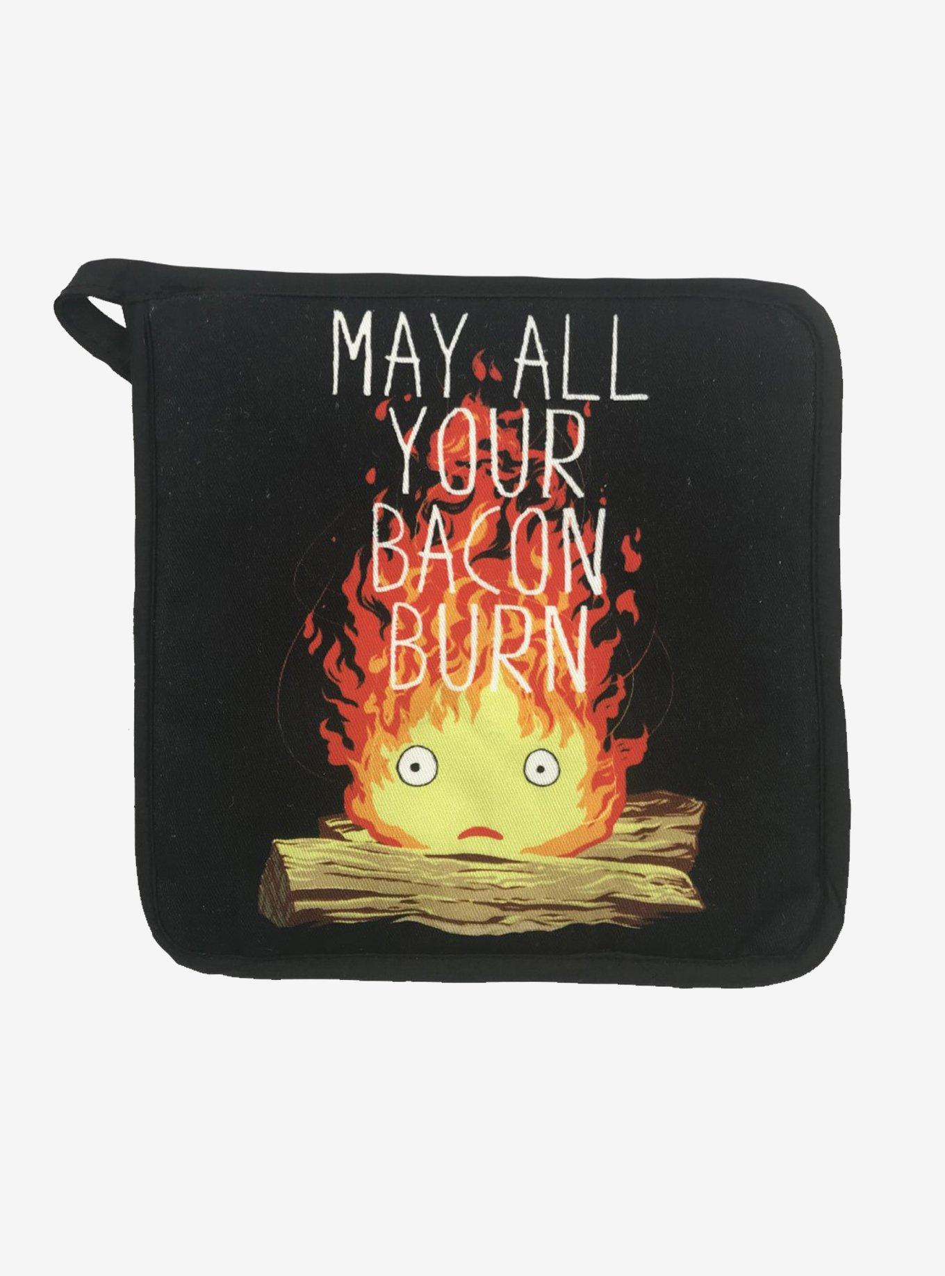 Studio Ghibli Howl's Moving Castle Calcifer Bacon Kitchen Set, , alternate