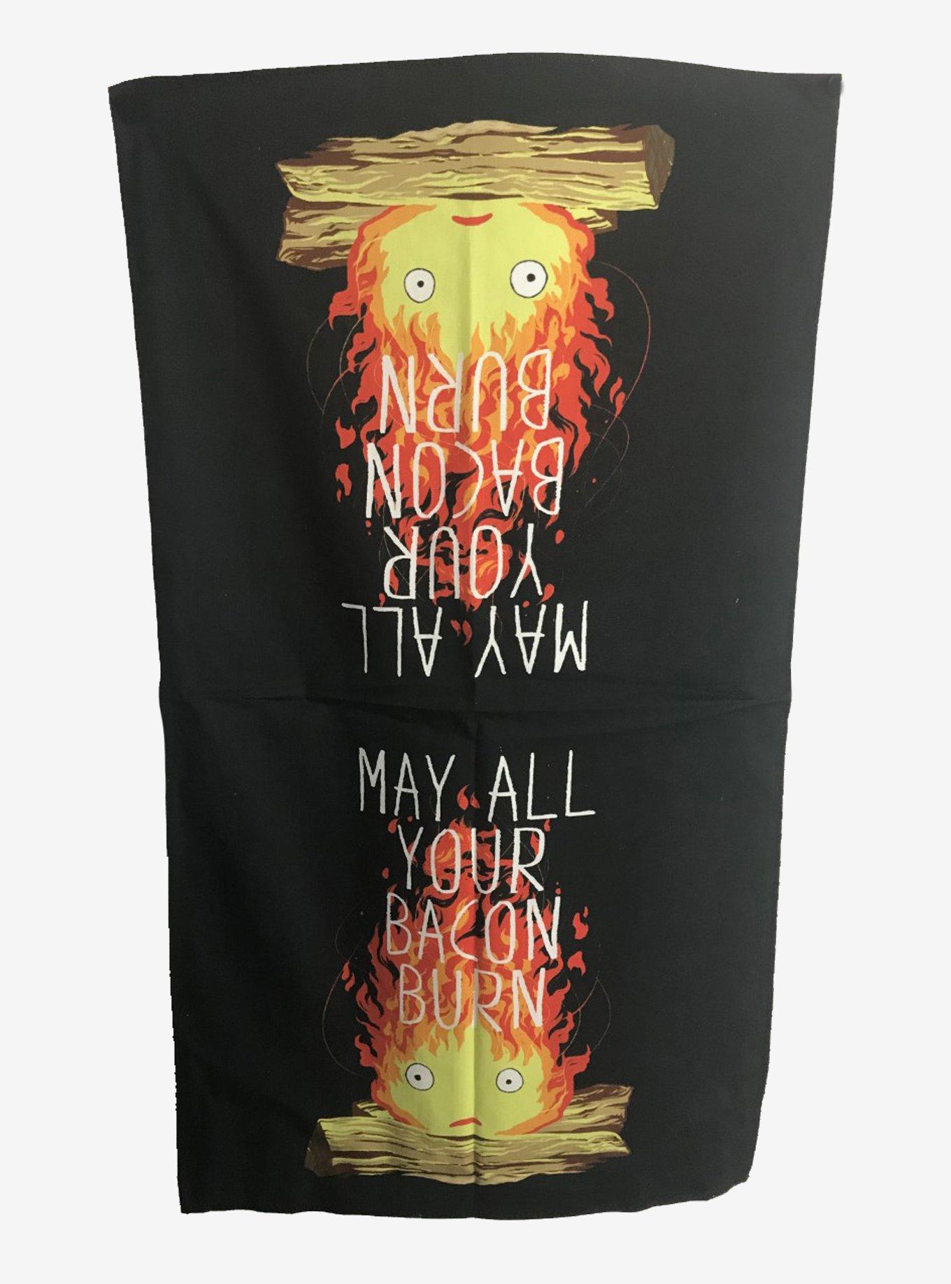 Studio Ghibli Howl's Moving Castle Calcifer Bacon Kitchen Set, , alternate