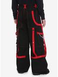 Tripp Black & Red Chain Zip-Off Pants, BLACK, alternate