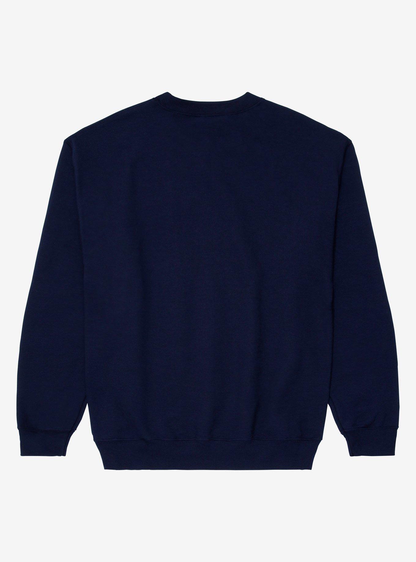 Avatar: The Last Airbender Water Tribe Otter Penguins Crewneck - BoxLunch Exclusive, NAVY, alternate