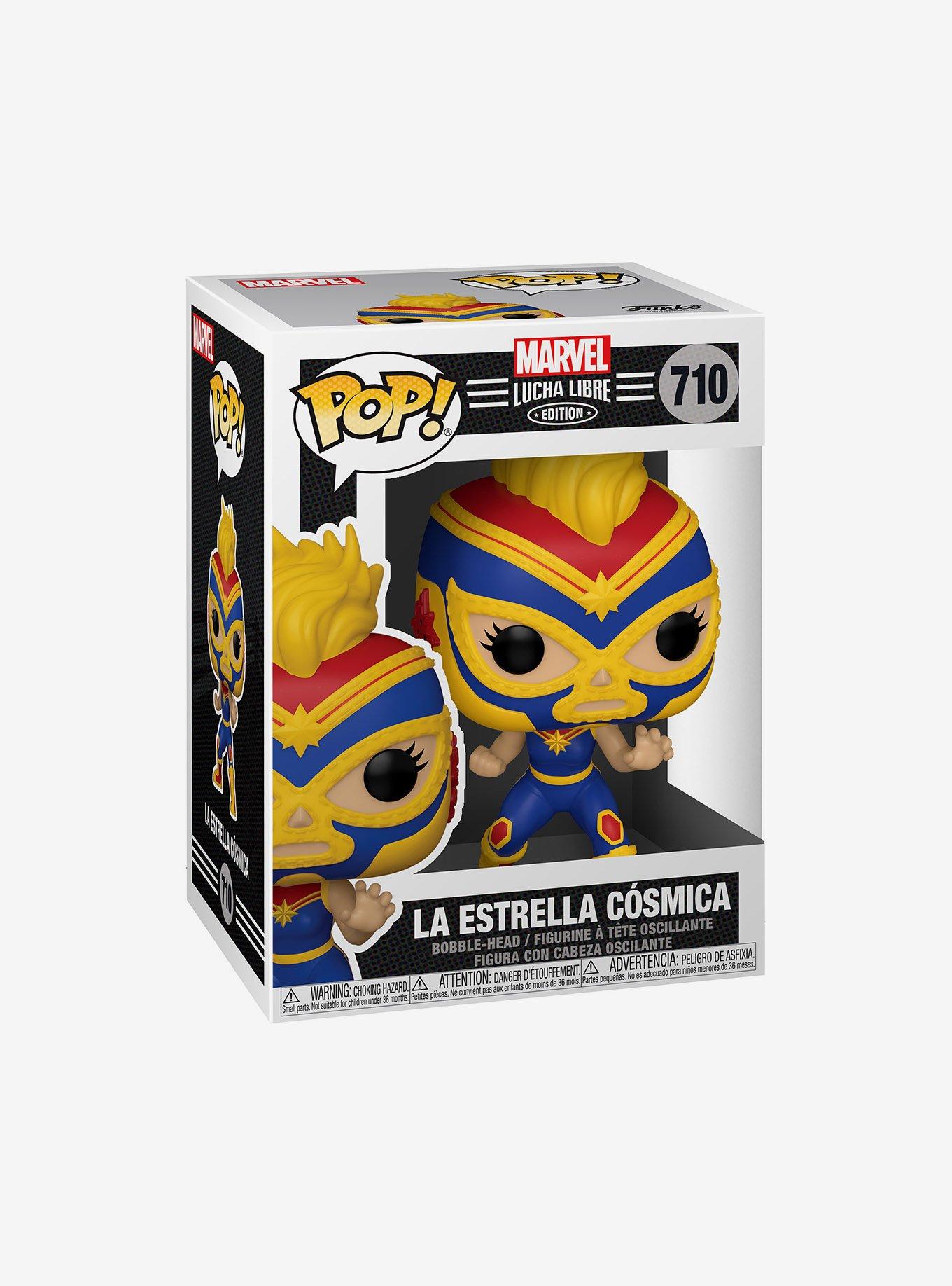 Funko Pop! Marvel Lucha Libre Edition La Estrella C&oacute;smica Vinyl Bobble-Head, , alternate