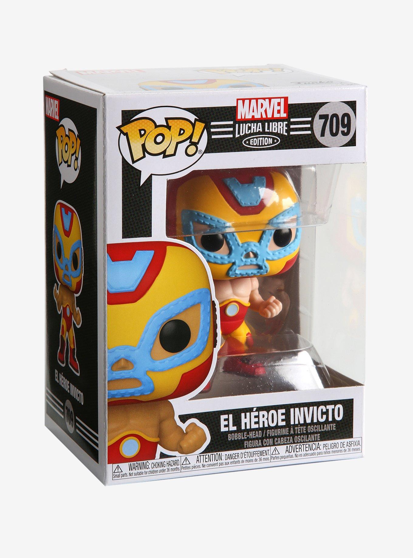 Funko Pop! Marvel Lucha Libre Edition El H&eacute;roe Invicto Vinyl Bobble-Head, , alternate