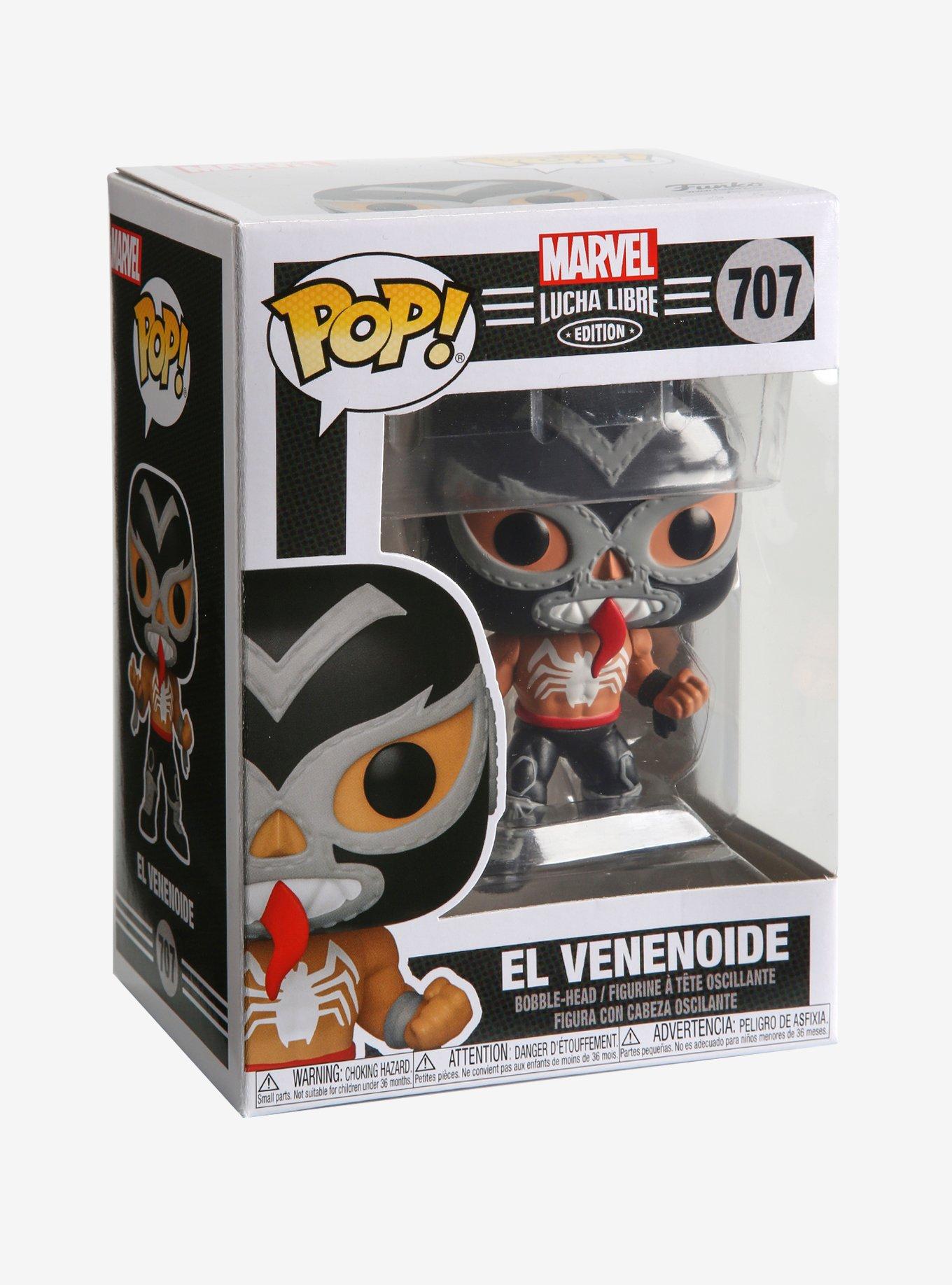 Funko Pop! Marvel Lucha Libre Edition El Venenoide Vinyl Bobble-Head, , alternate