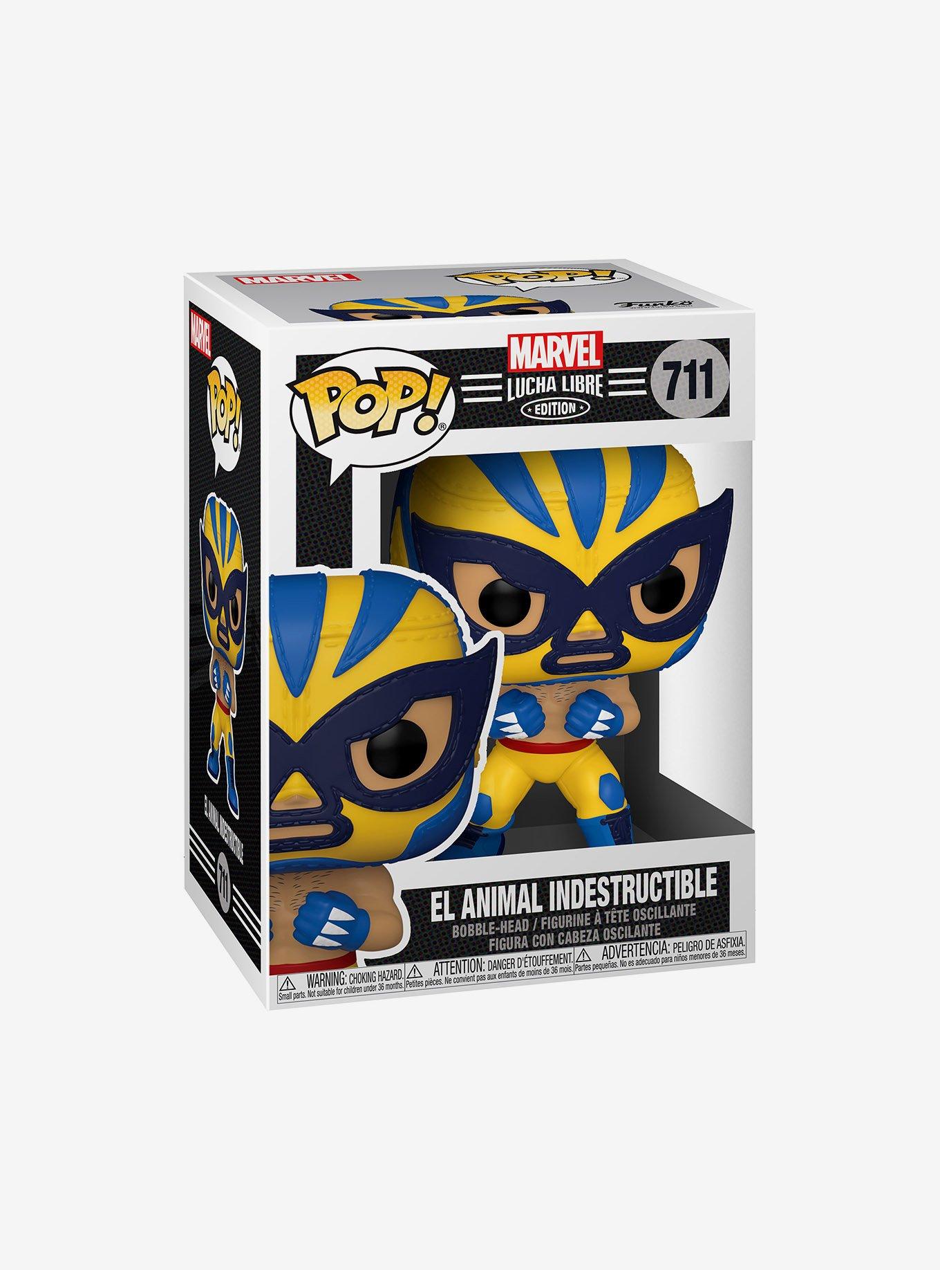 Funko Pop! Marvel Lucha Libre Edition El Animal Indestructible Vinyl Bobble-Head, , alternate