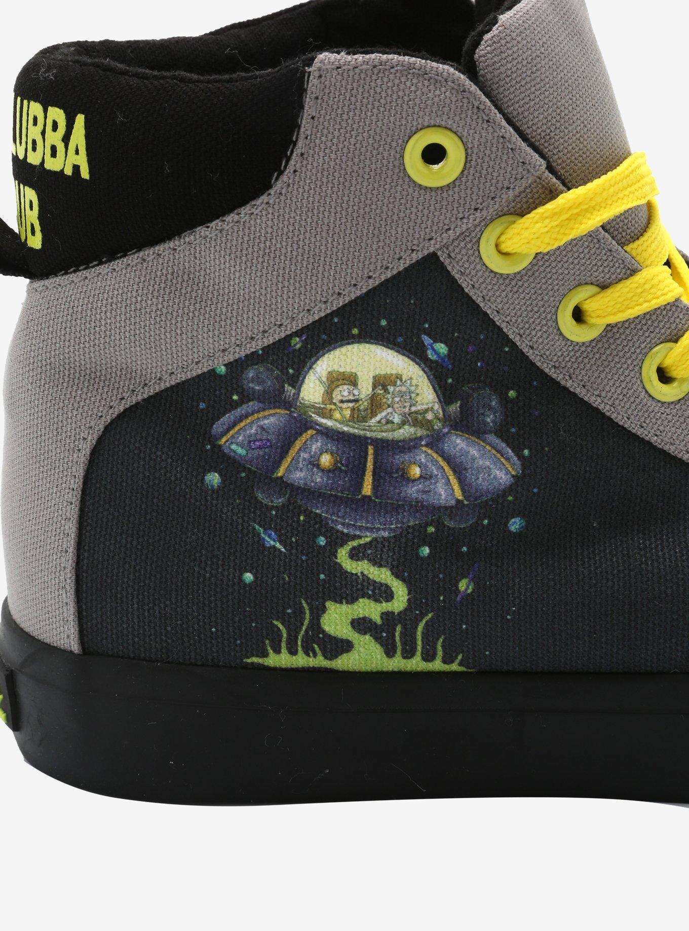 Rick And Morty Spaceship Hi-Top Sneakers, MULTI, alternate