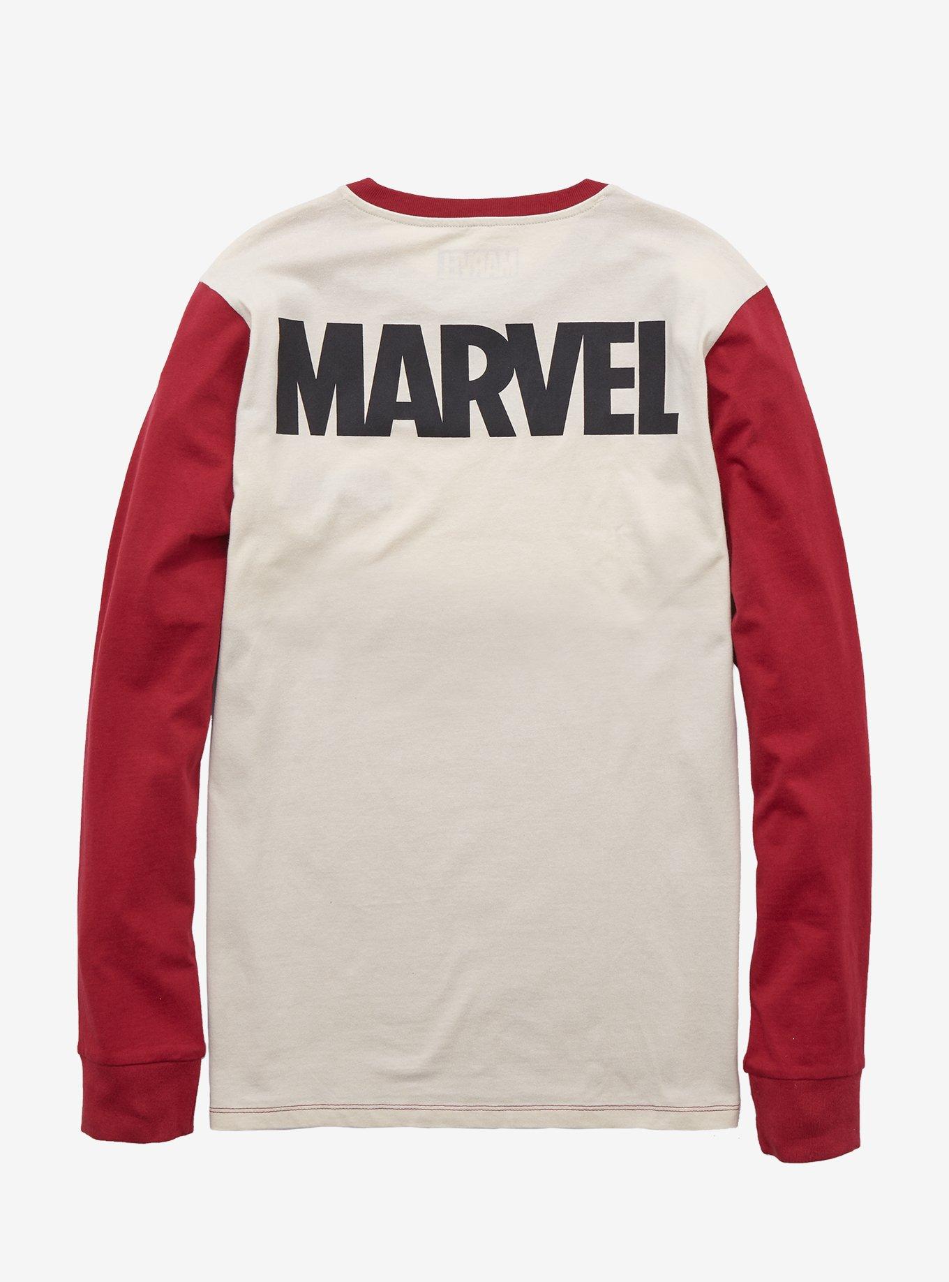 Marvel Logo Panel Crewneck - BoxLunch Exclusive | BoxLunch