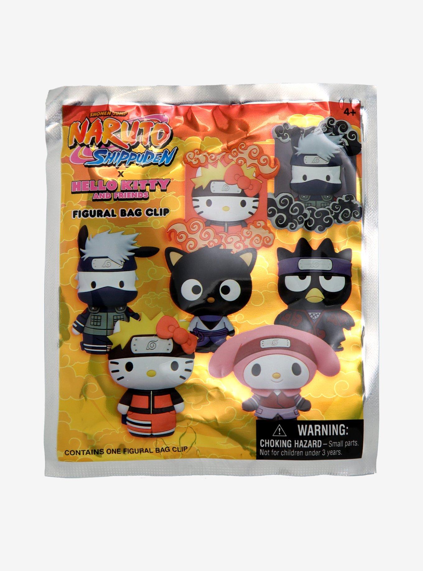 Naruto Shippuden X Hello Kitty And Friends Blind Bag Figural Key Chain, , alternate
