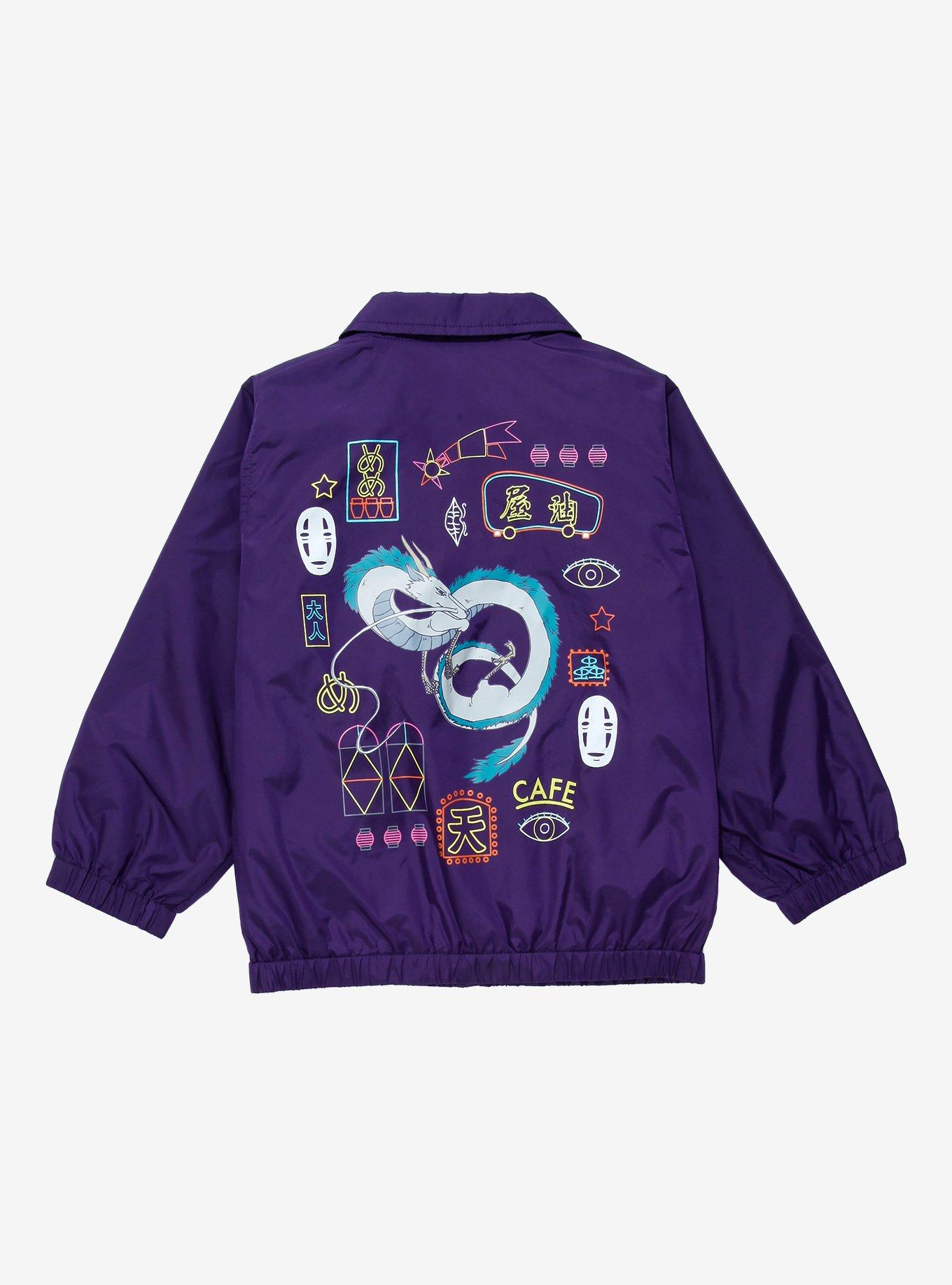 Her Universe Studio Ghibli Spirited Away Bathhouse Toddler Coach's Jacket - BoxLunch Exclusive, PURPLE, alternate