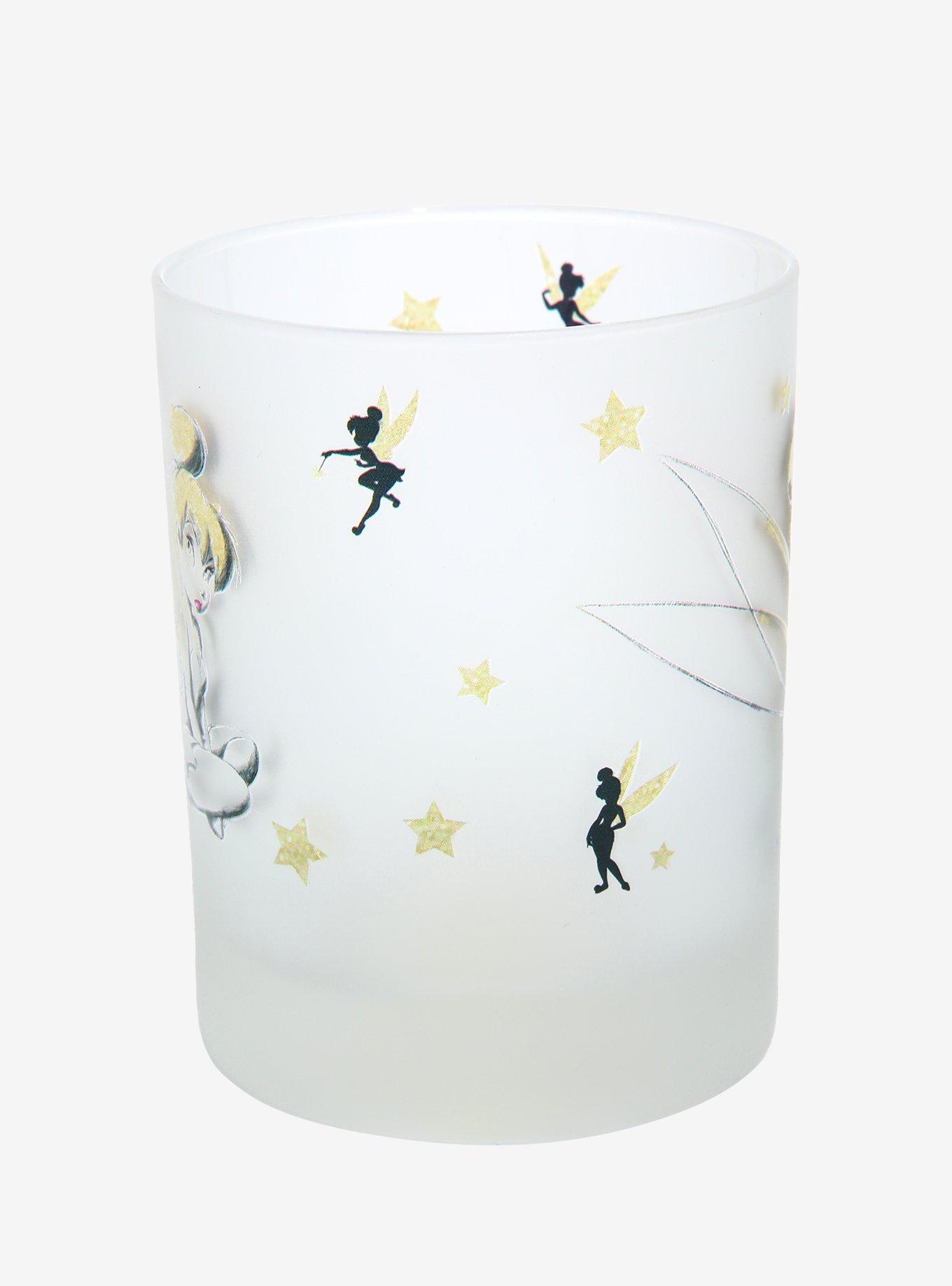 Disney Peter Pan Tinker Bell Sketch Glass - BoxLunch Exclusive, , alternate