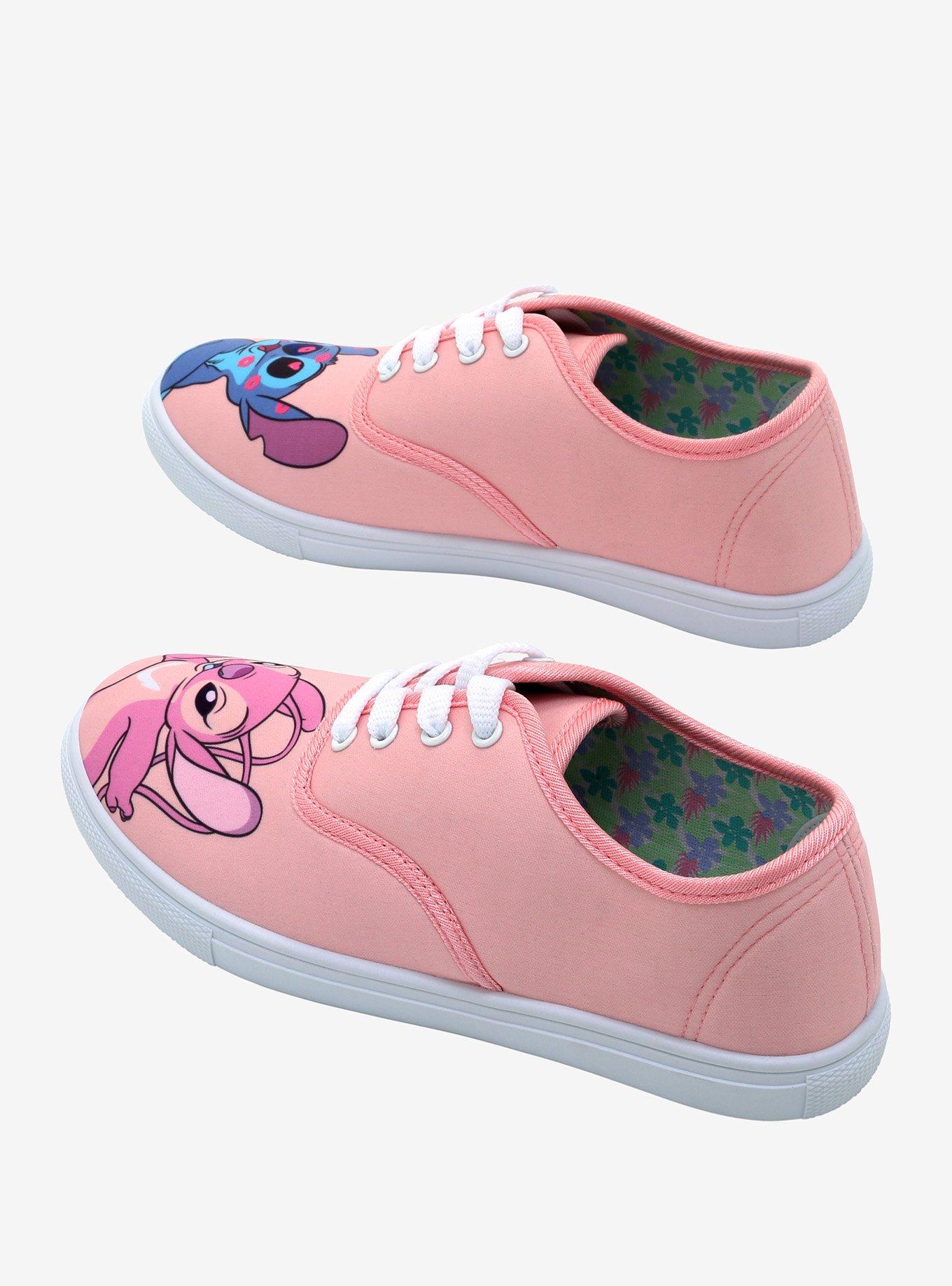 Disney Lilo & Stitch Angel & Stitch Kiss Lace-Up Sneakers, MULTI, alternate