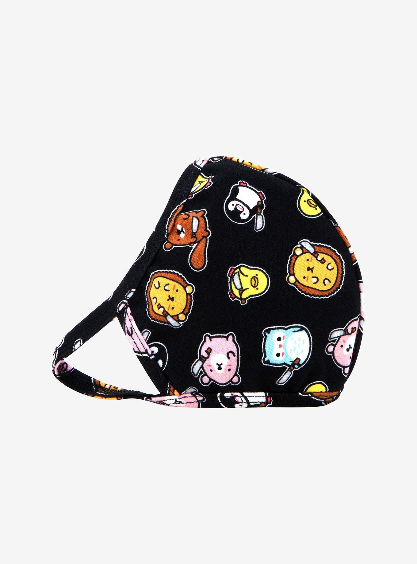 Cute Armed Animals Fashion Face Mask, , alternate