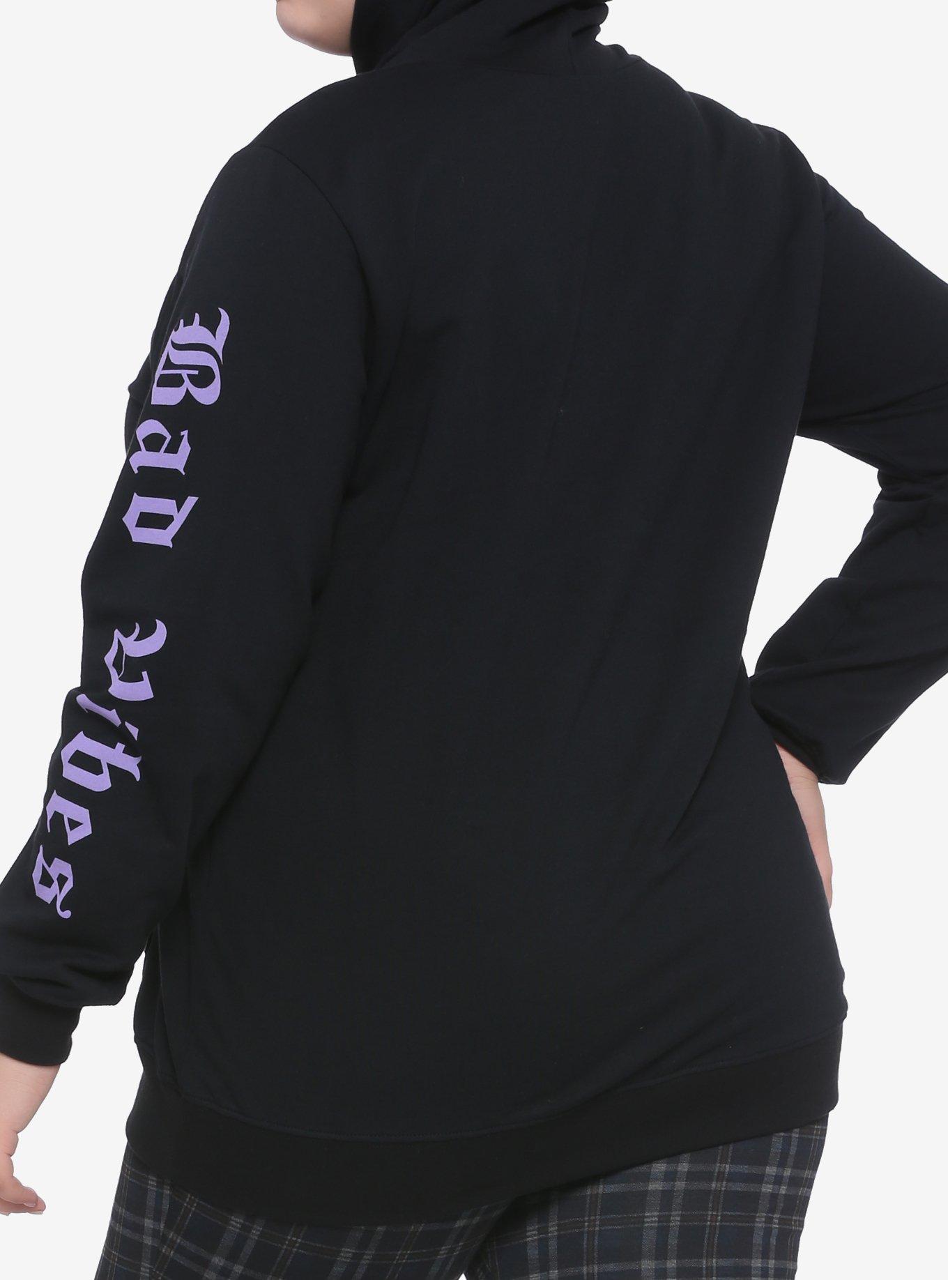 Disney Villains Bad Vibes Girls Hoodie Plus Size, MULTI, alternate