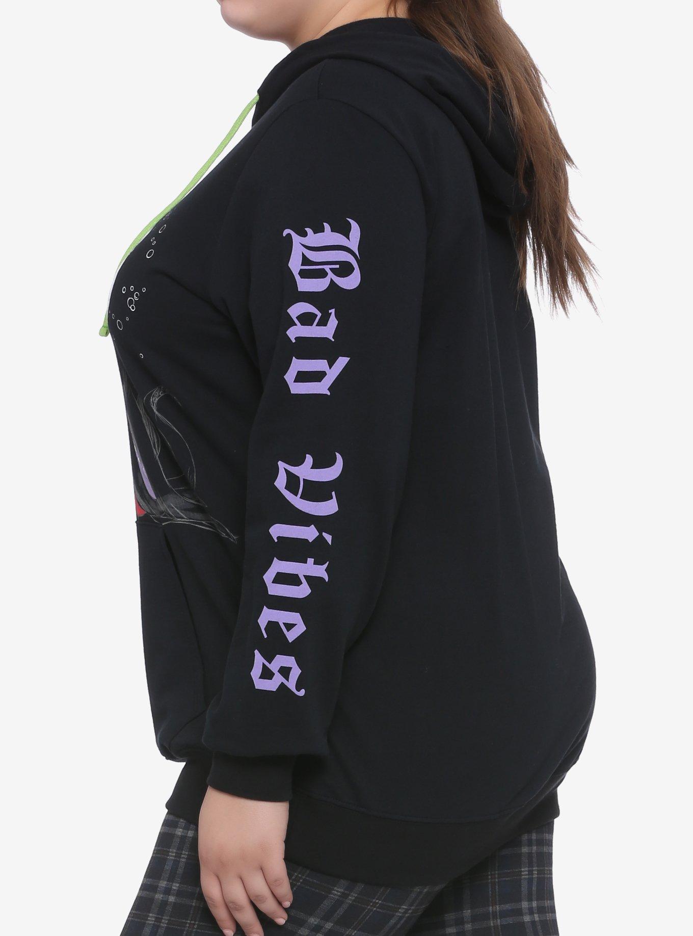 Disney Villains Bad Vibes Girls Hoodie Plus Size, MULTI, alternate