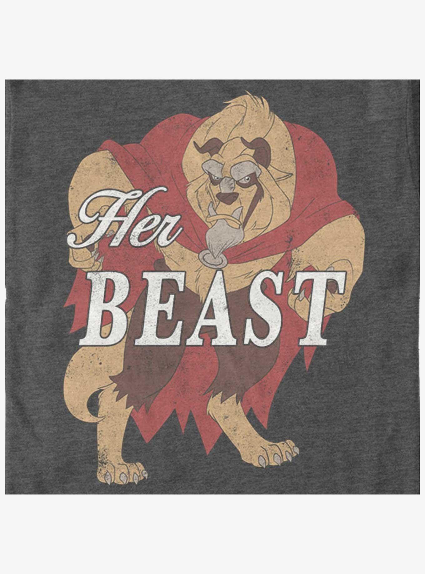 Disney Beauty And The Beast Her Beast T-Shirt, CHAR HTR, alternate