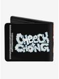 Cheech Chong on Couch Cartoon Smoke Cloud Bifold Wallet, , alternate
