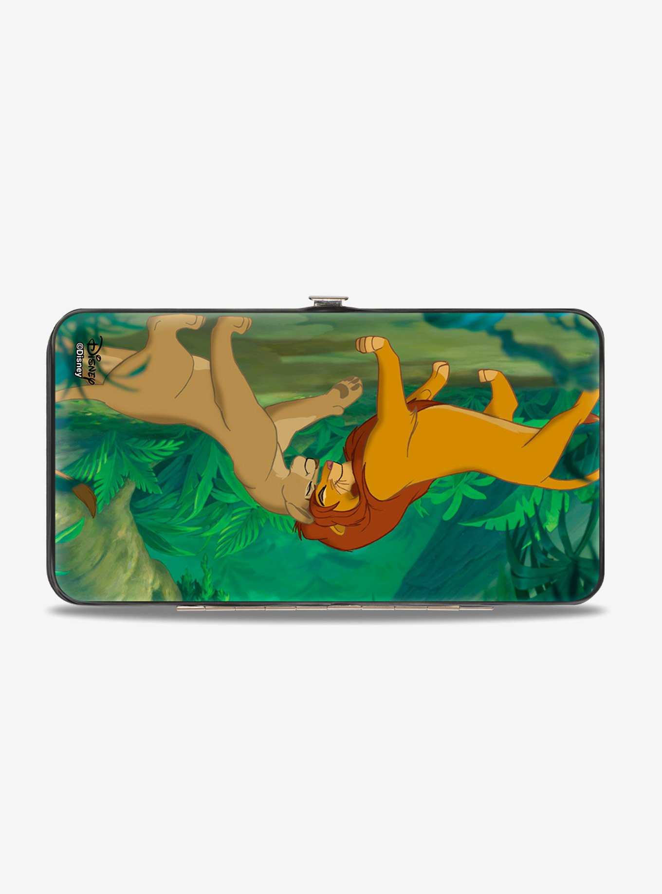 Disney The Lion King Young Simba Nala Grown Up Snuggle Hinge Wallet, , hi-res