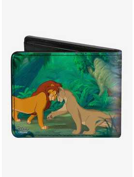 Disney The Lion King Young Simba Nala Bifold Wallet, , hi-res