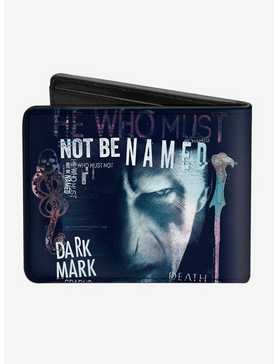Harry Potter Lord Voldemort Face He Who Must Not Be Named Bifold Wallet, , hi-res