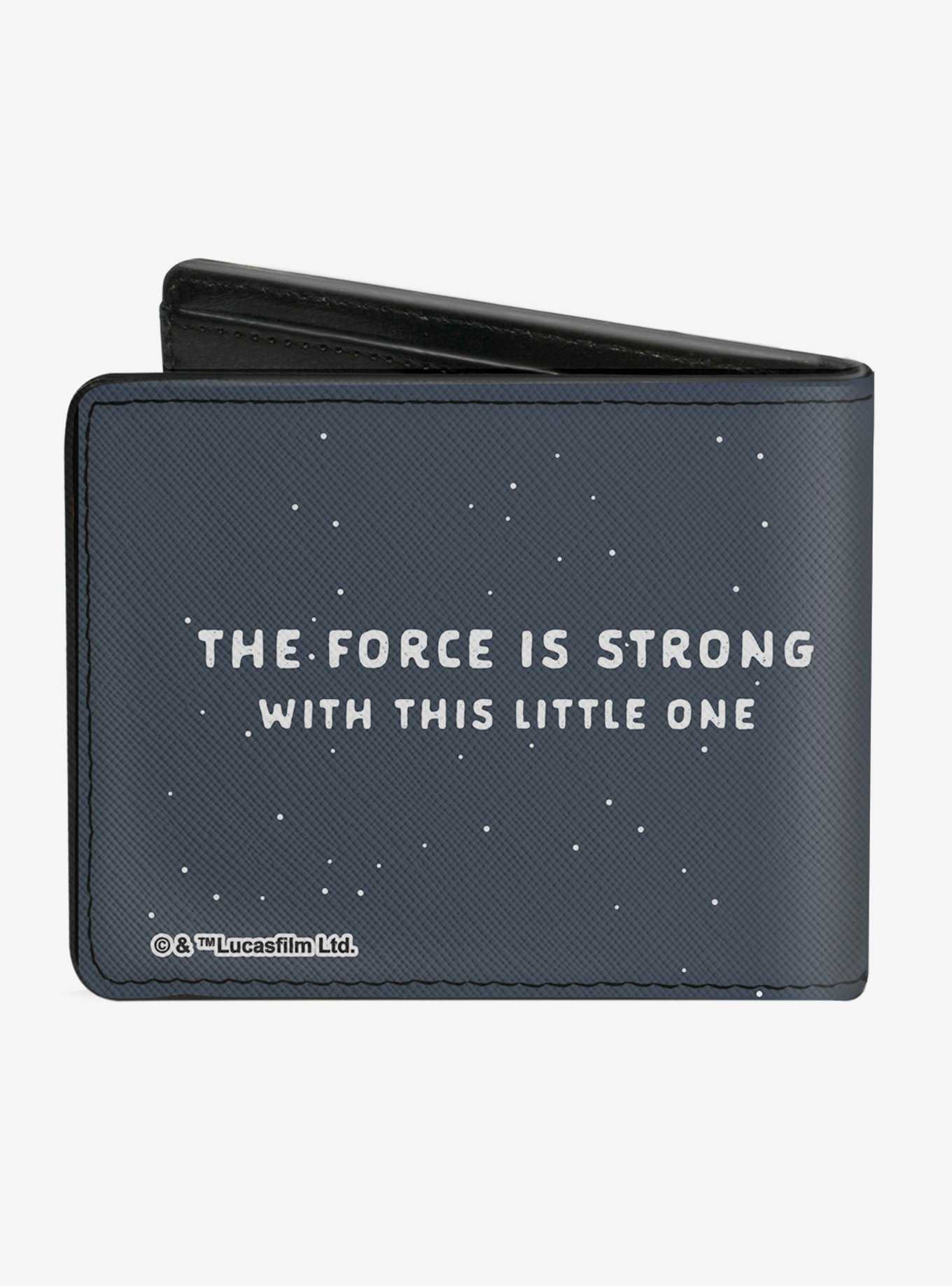 Star Wars The Child Pose the Force Is Strong with this Little One Bifold Wallet, , hi-res