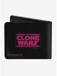 Star Wars The Clone Wars Ahsoka Pose Logo Bifold Wallet, , alternate