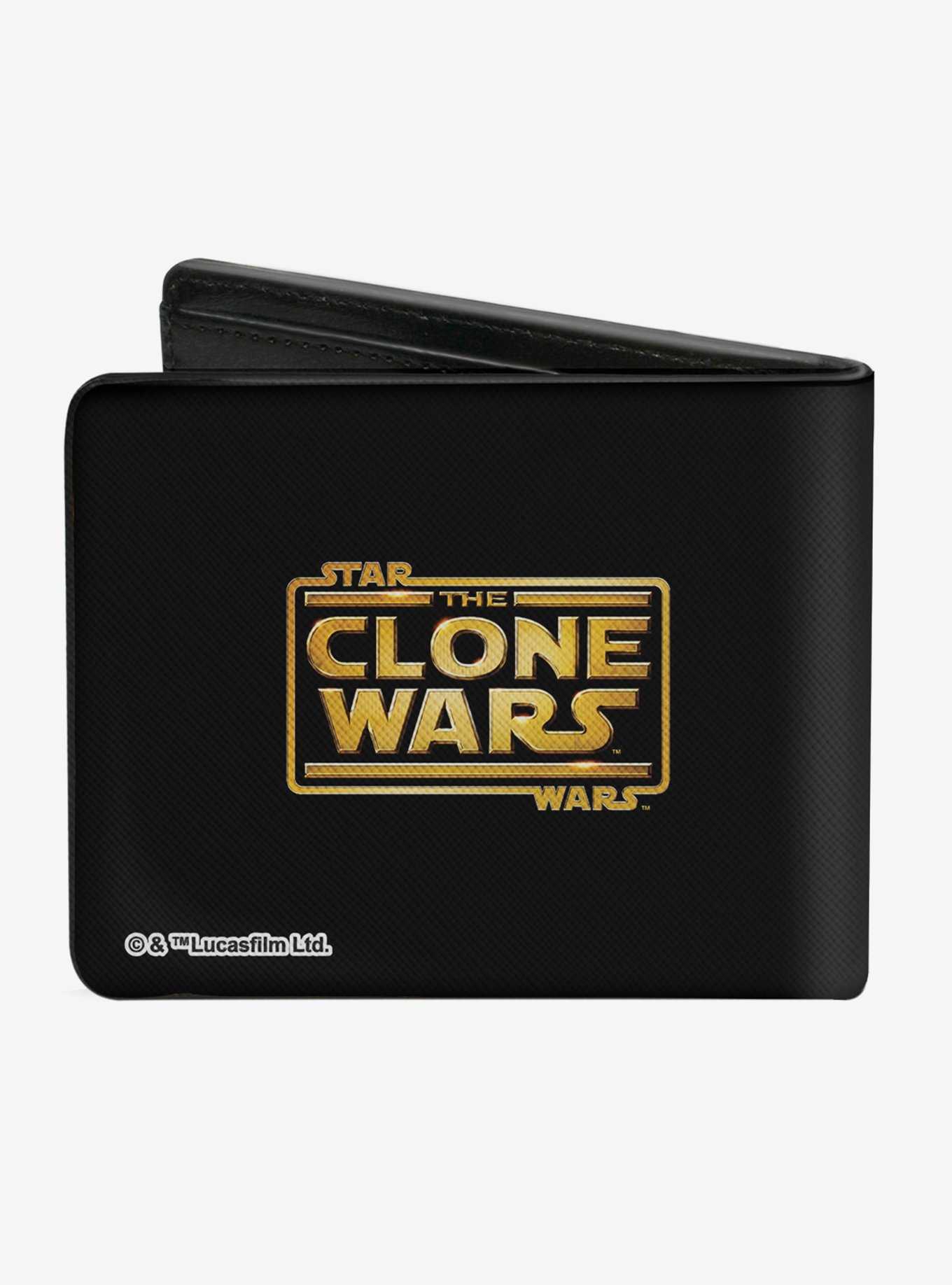 Star Wars The Clone Wars Cody Commander Clone Trooper Helmet Bifold Wallet, , hi-res